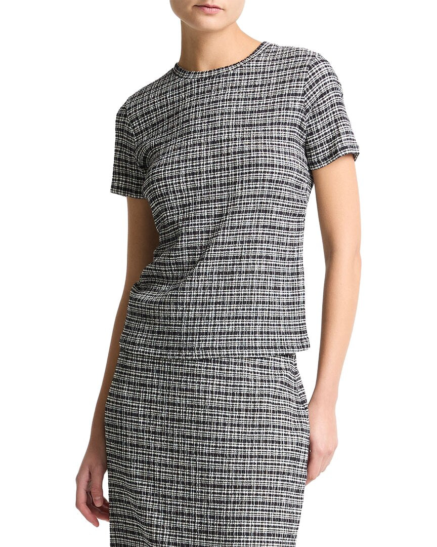 Top con cuello redondo