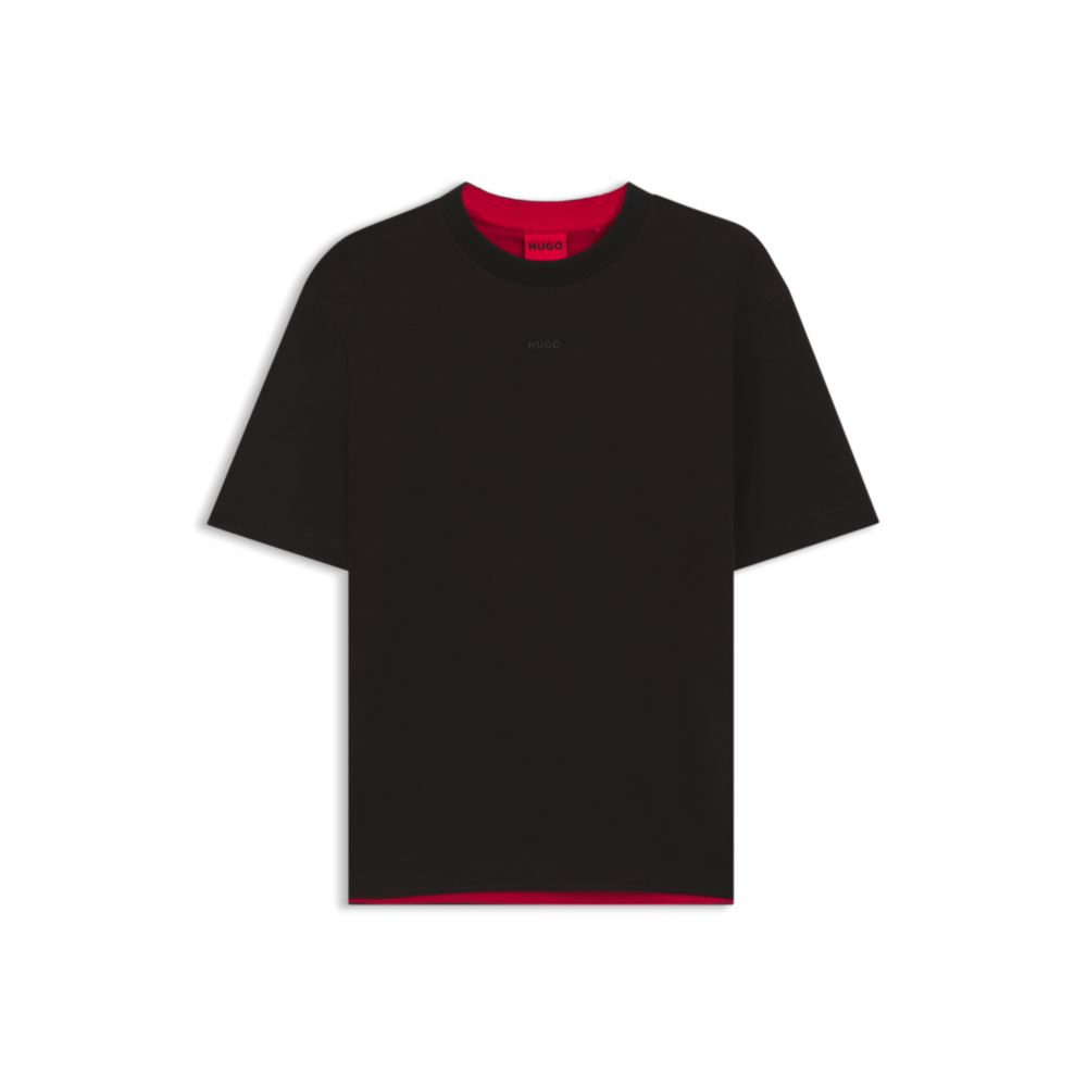 Camiseta de algodón con bordado