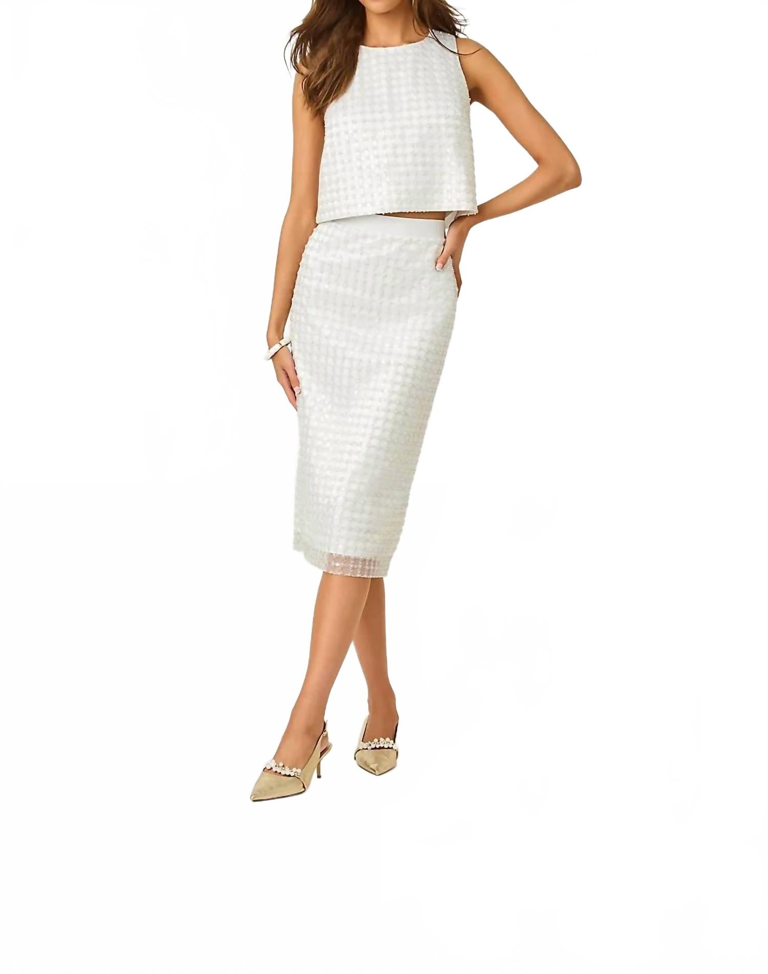 Falda midi