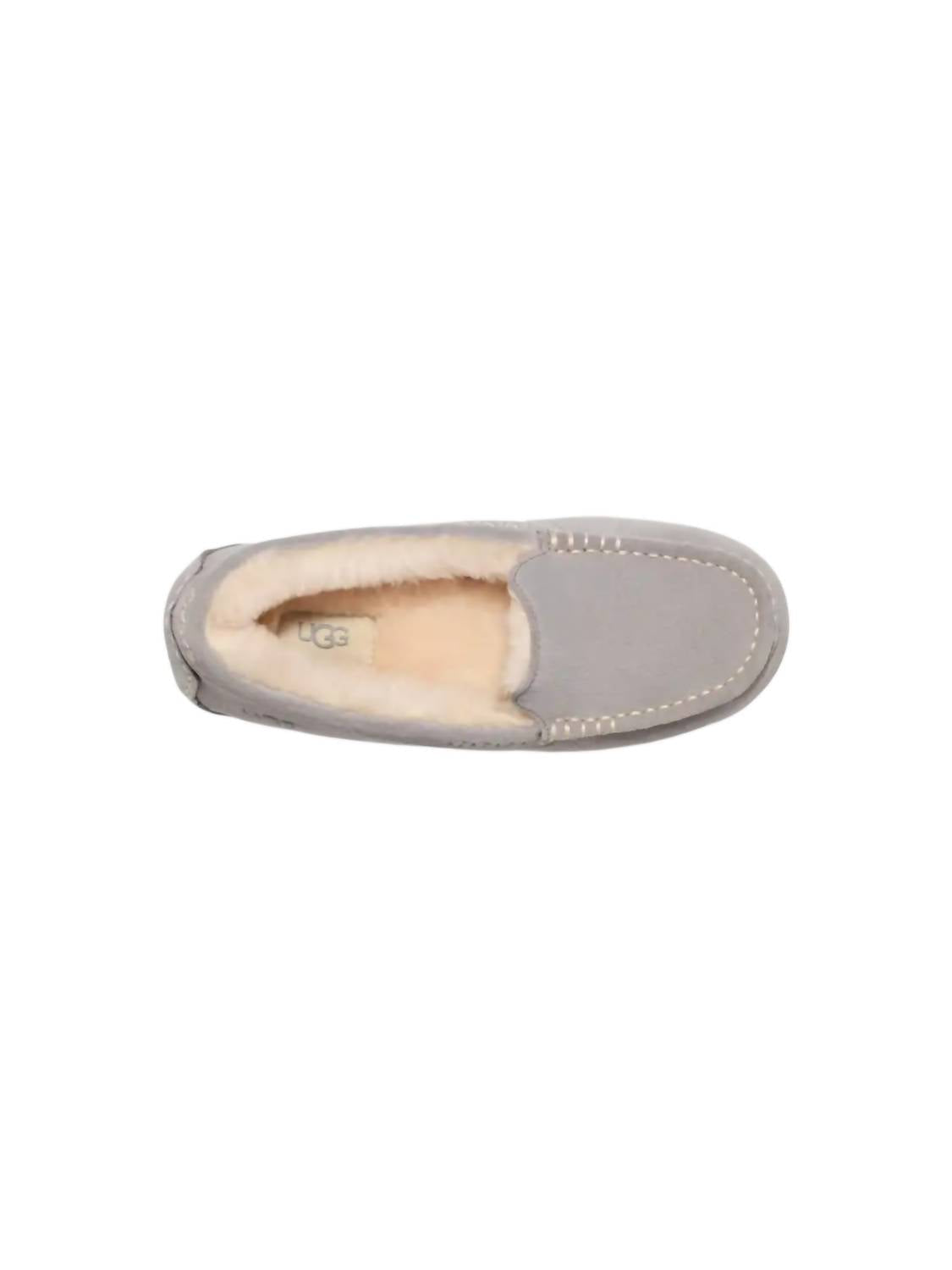 Pantuflas de mujer color gris claro