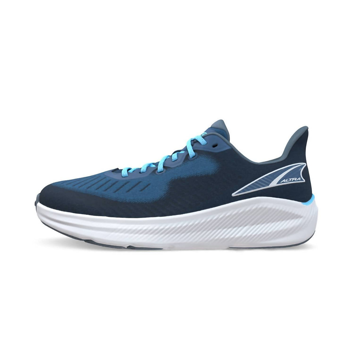 Tenis para correr de hombre color azul marino y azul claro