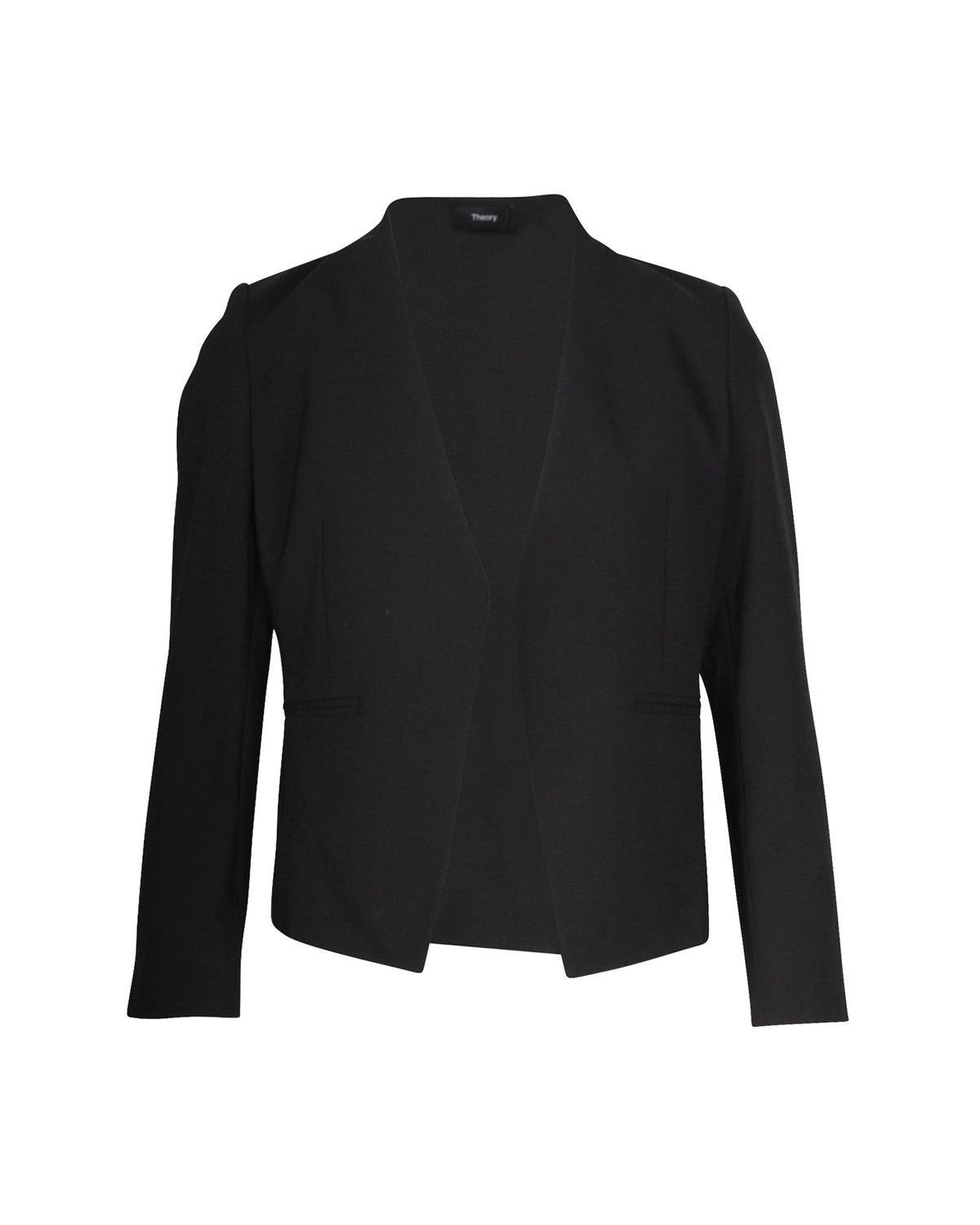 Blazer de lana color negro