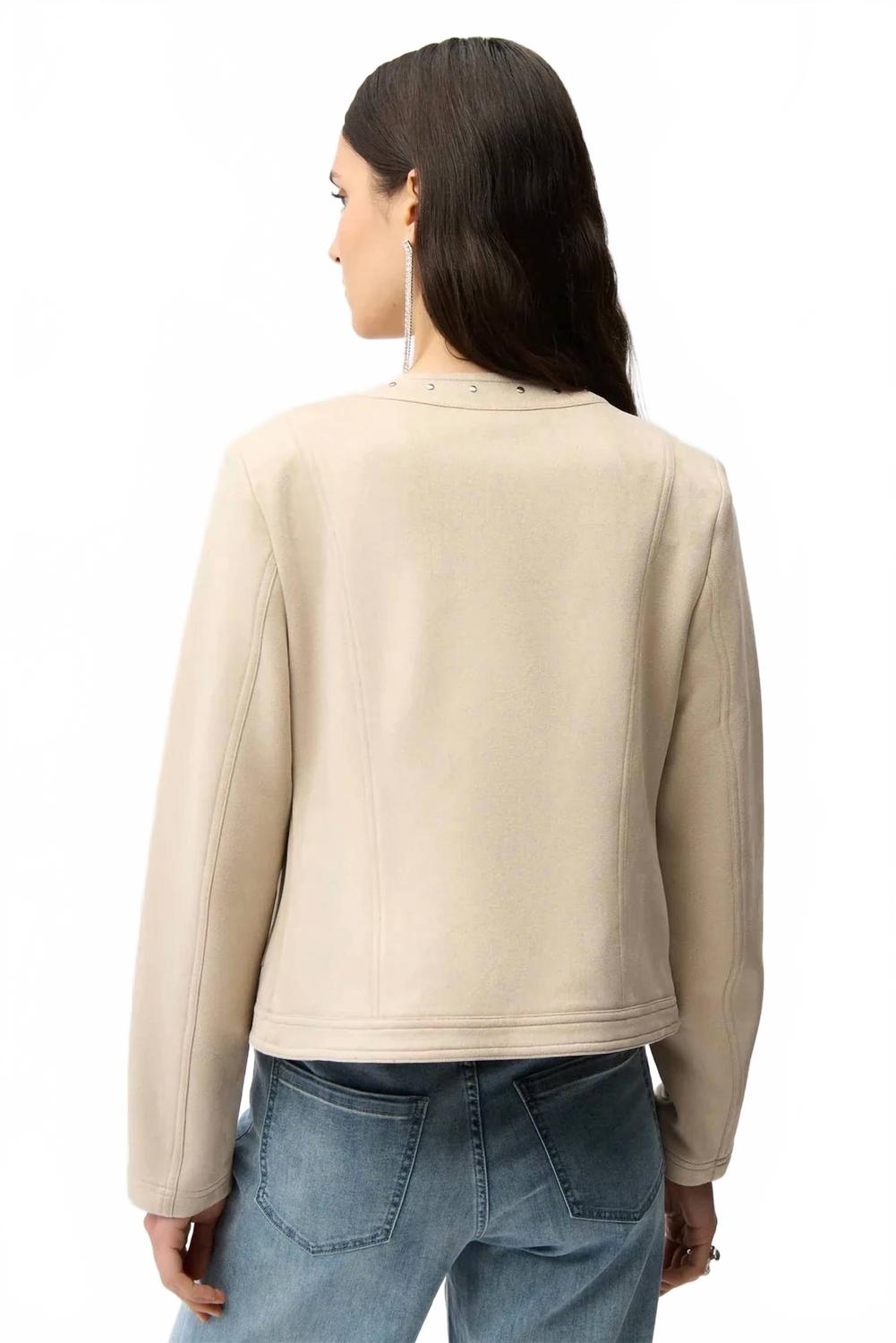 Chaqueta de gamuza sintética