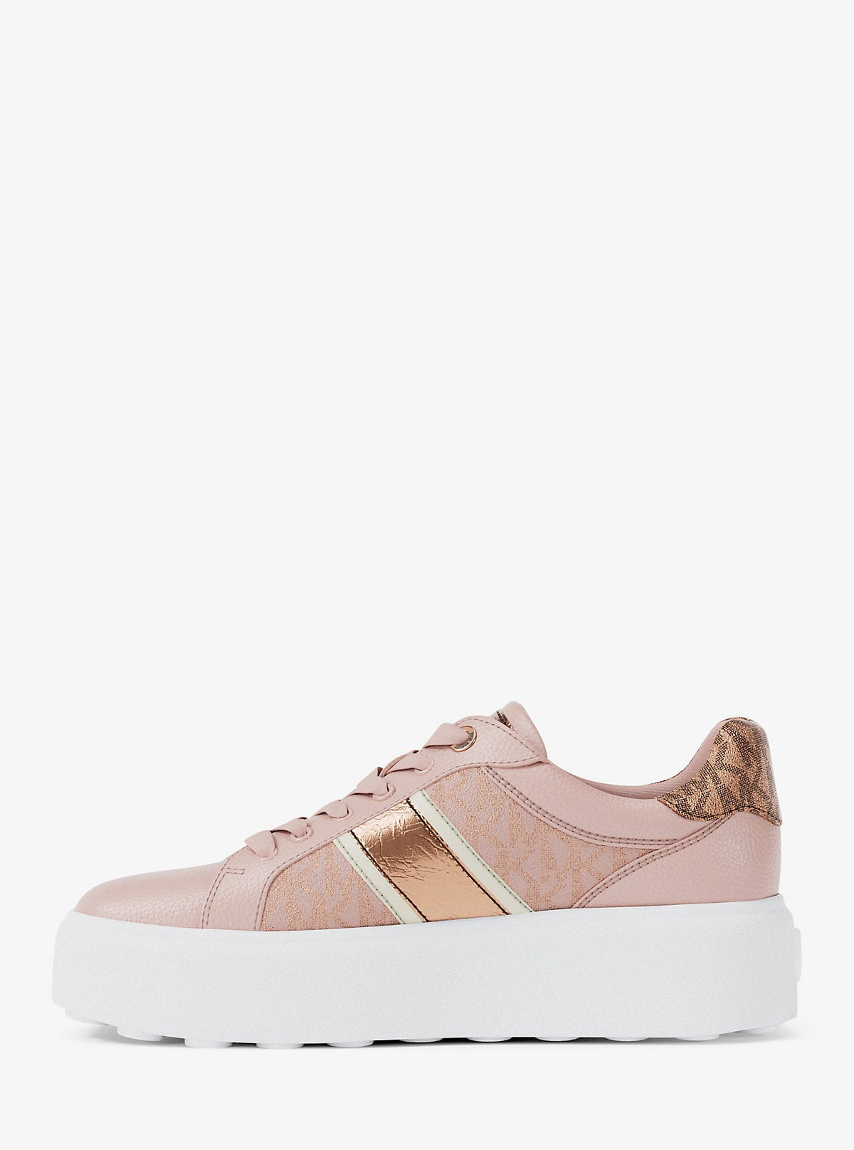 Tenis a rayas con plataforma
