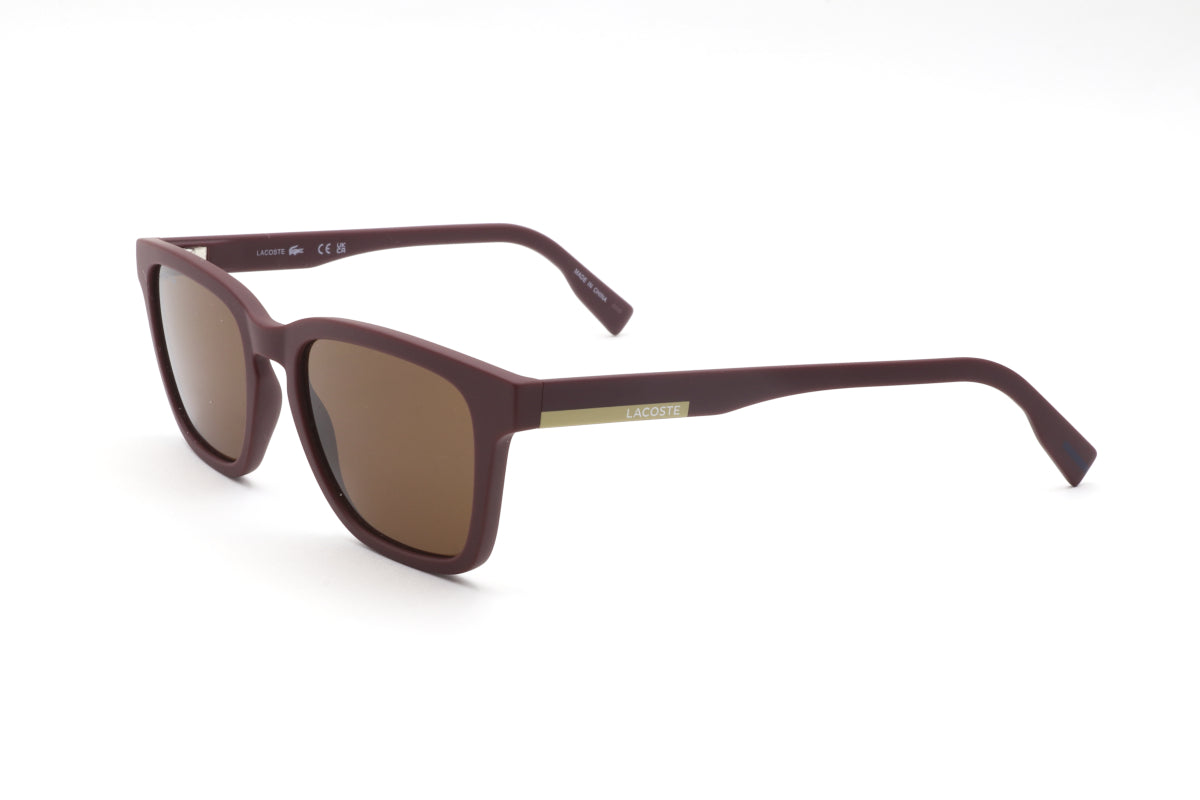 Gafas color café y rojo
