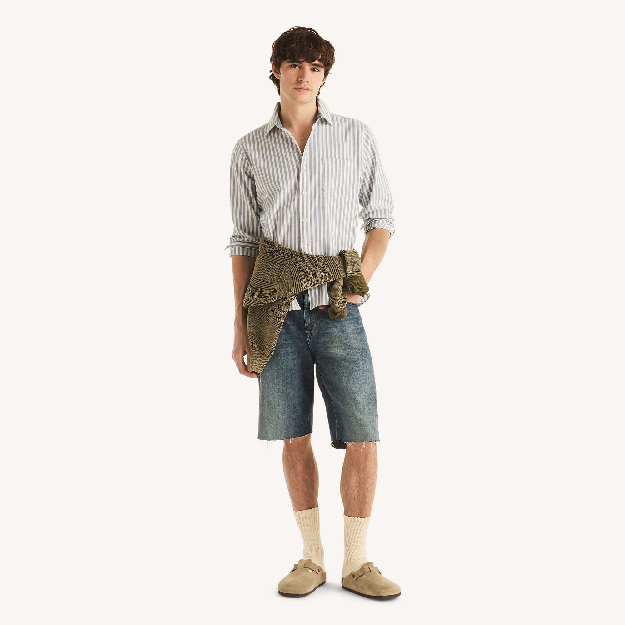 Camisa de hombre a rayas