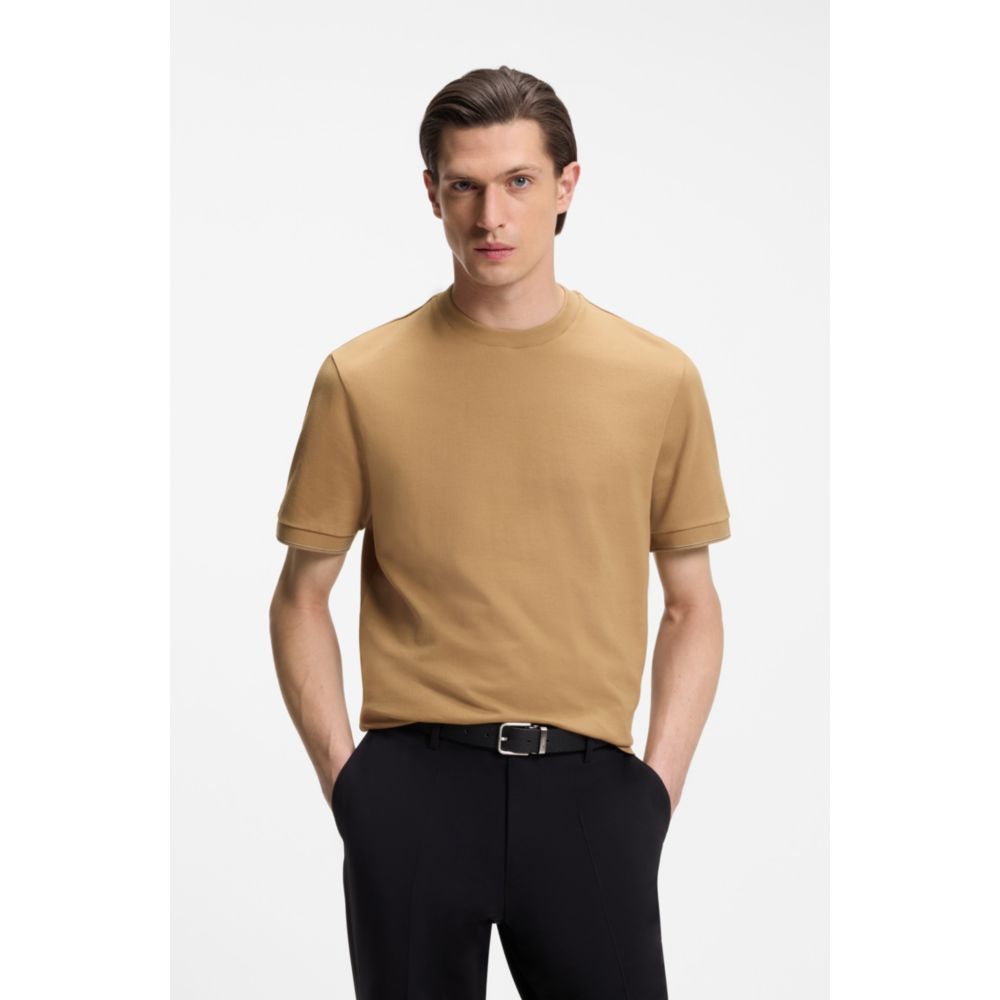 Camiseta de algodón a rayas
