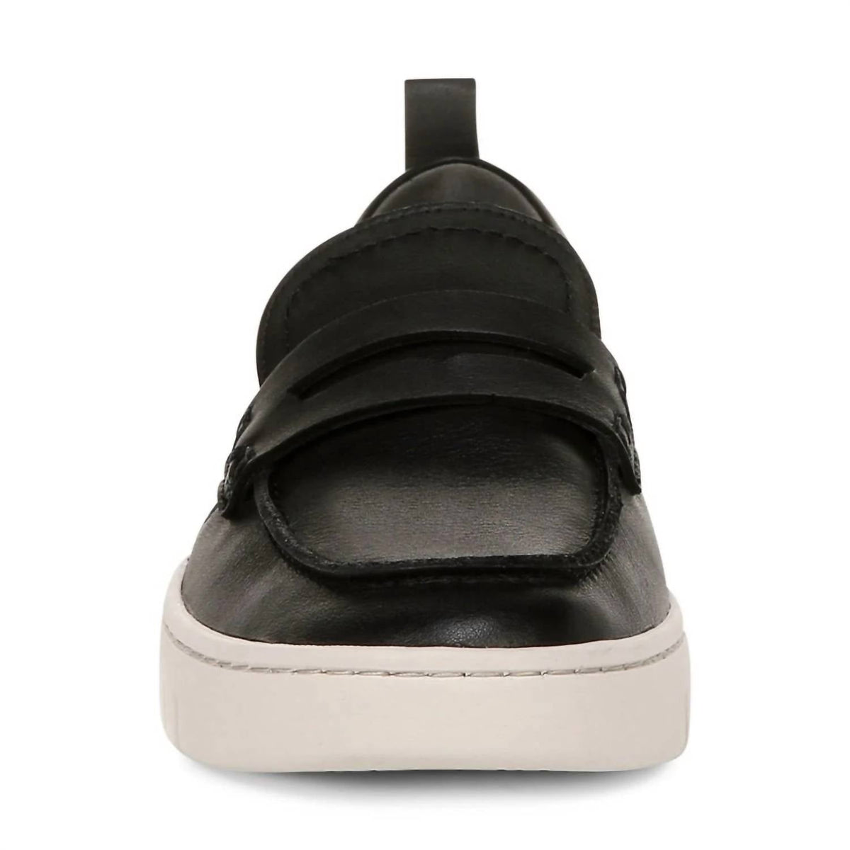Mocasines de mujer de cuero color negro