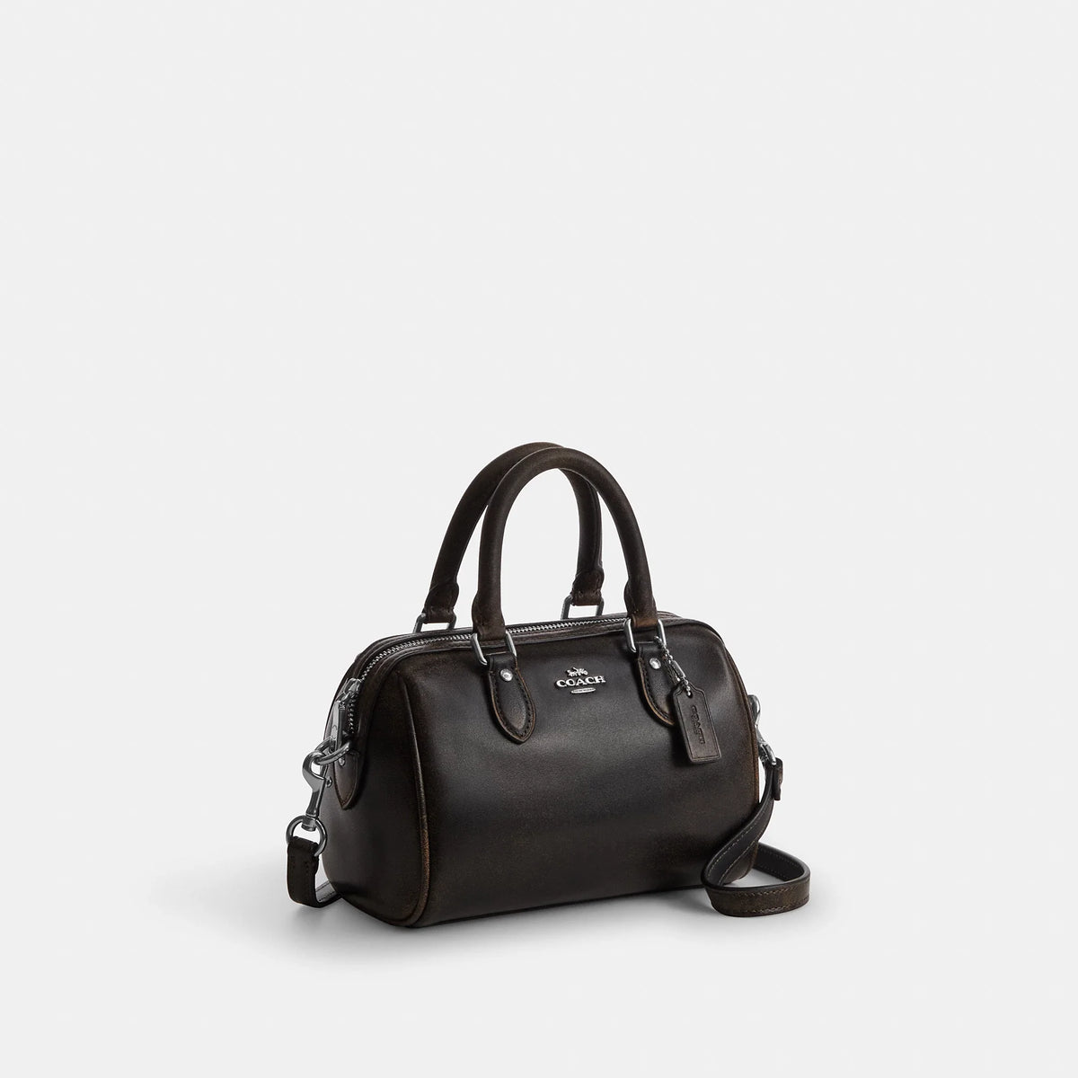 Bolso cruzado de cuero