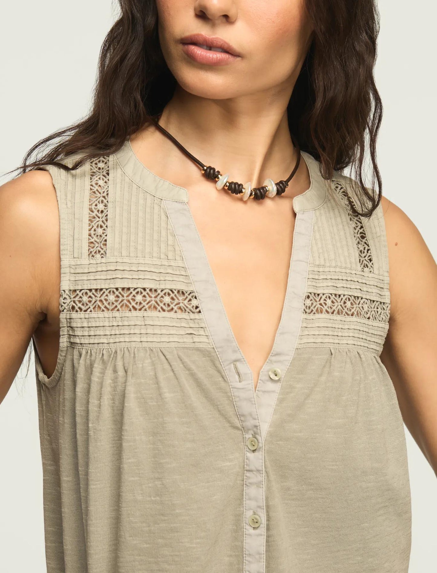 Camiseta sin mangas de mujer