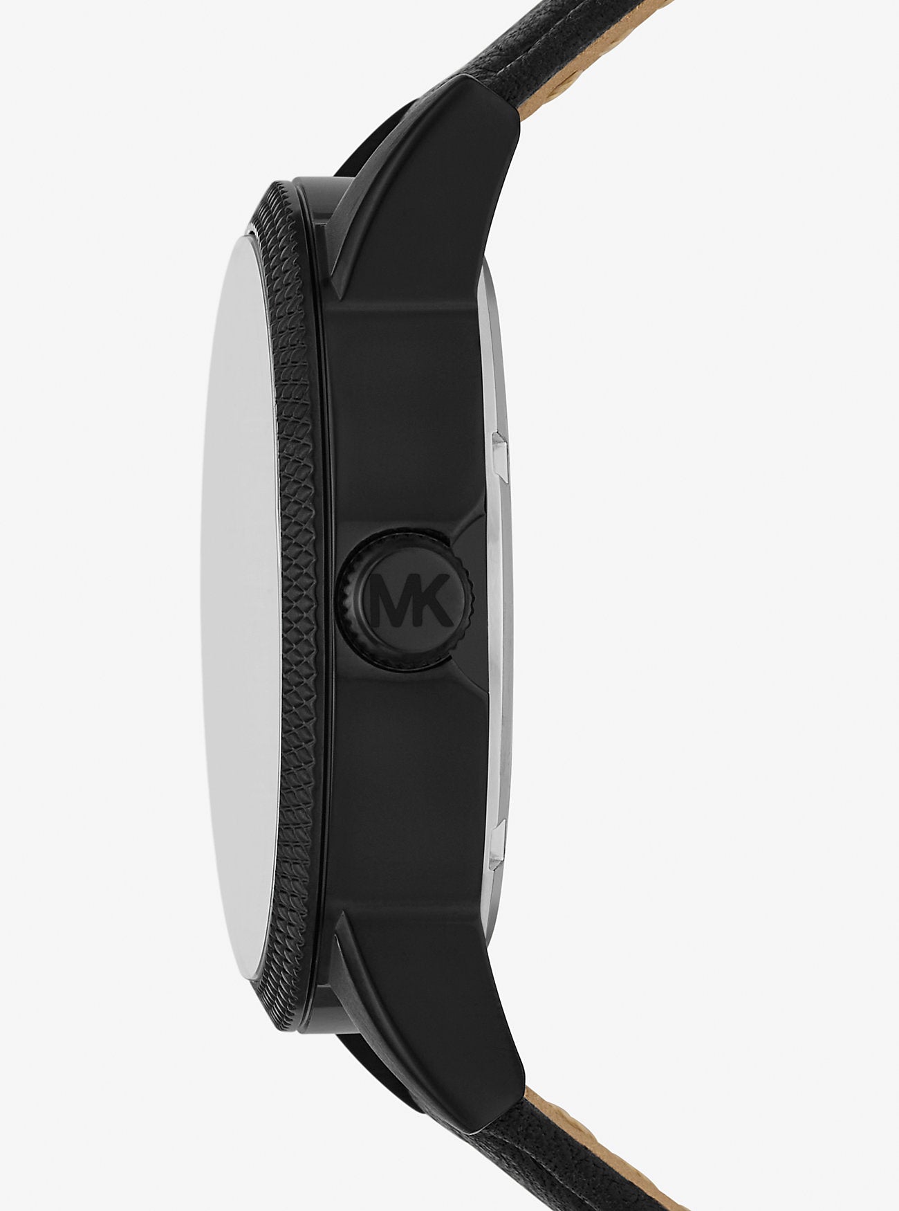 Reloj de cuero color negro