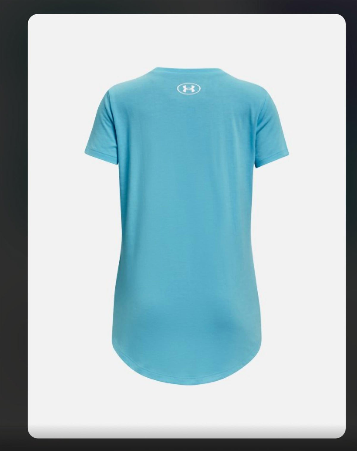 Camiseta de mujer de manga corta color azul