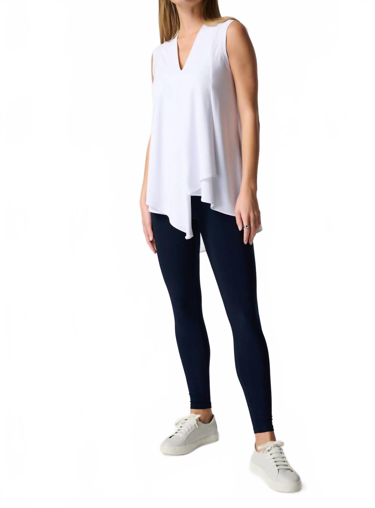 Leggings de corte ajustado color azul marino