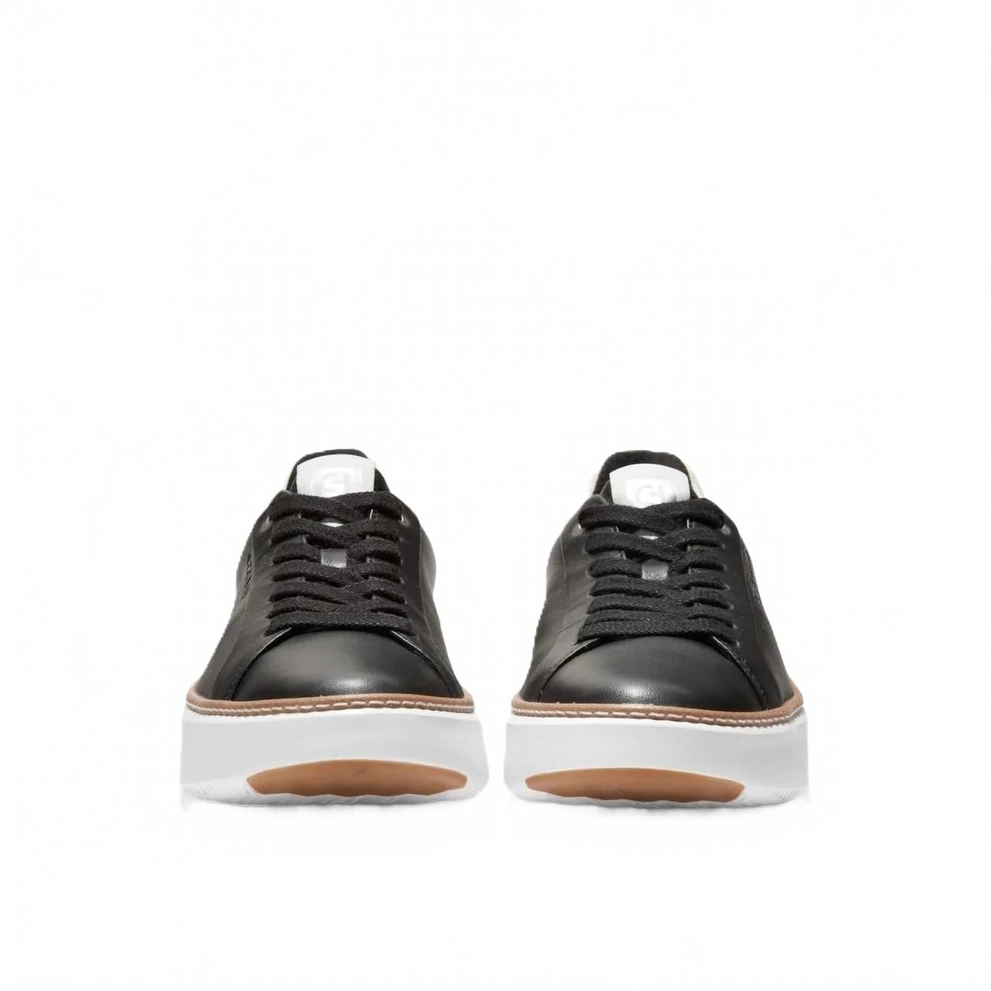 Tenis de mujer color negro y blanco y amarillo