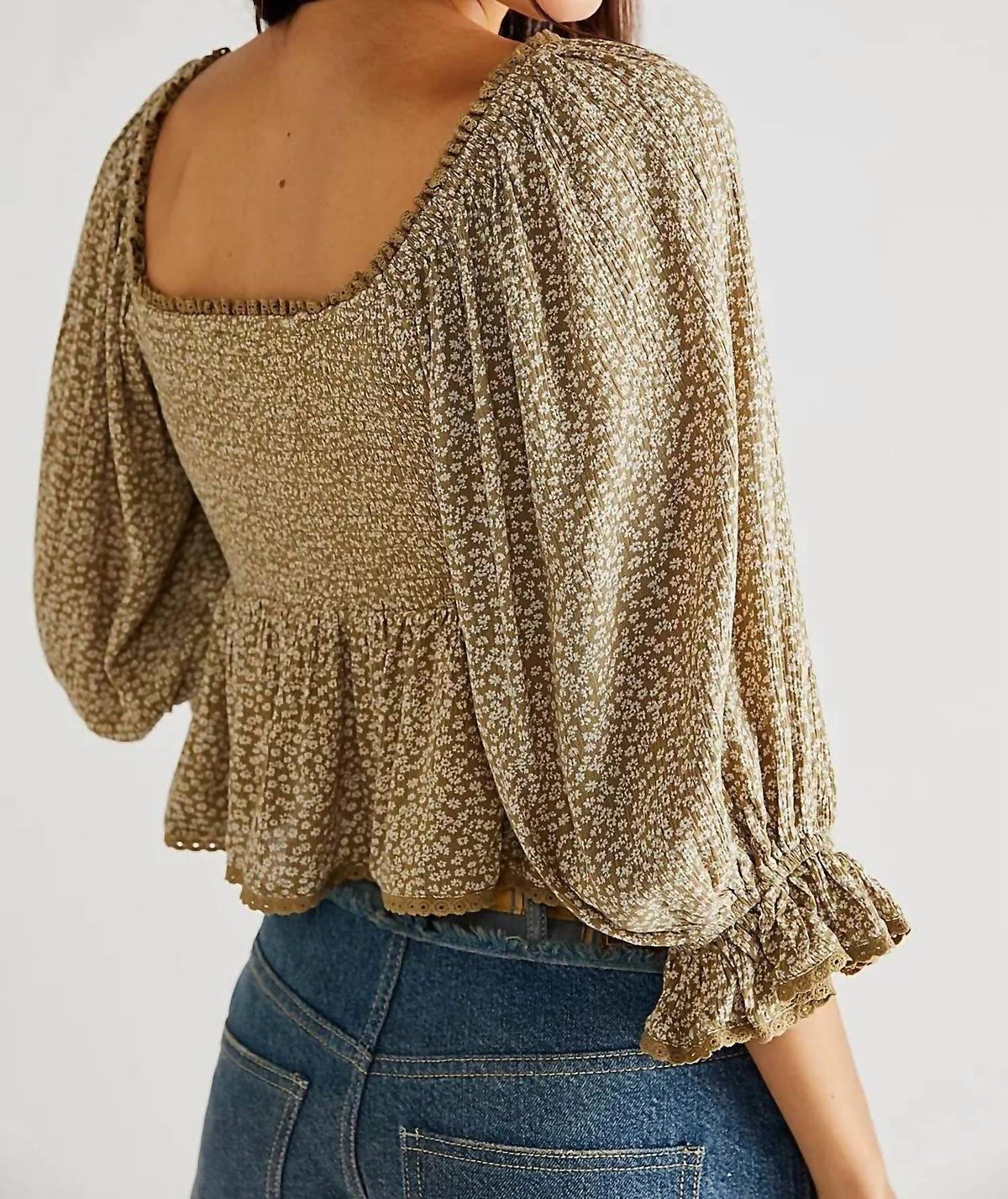 Top con estampado
