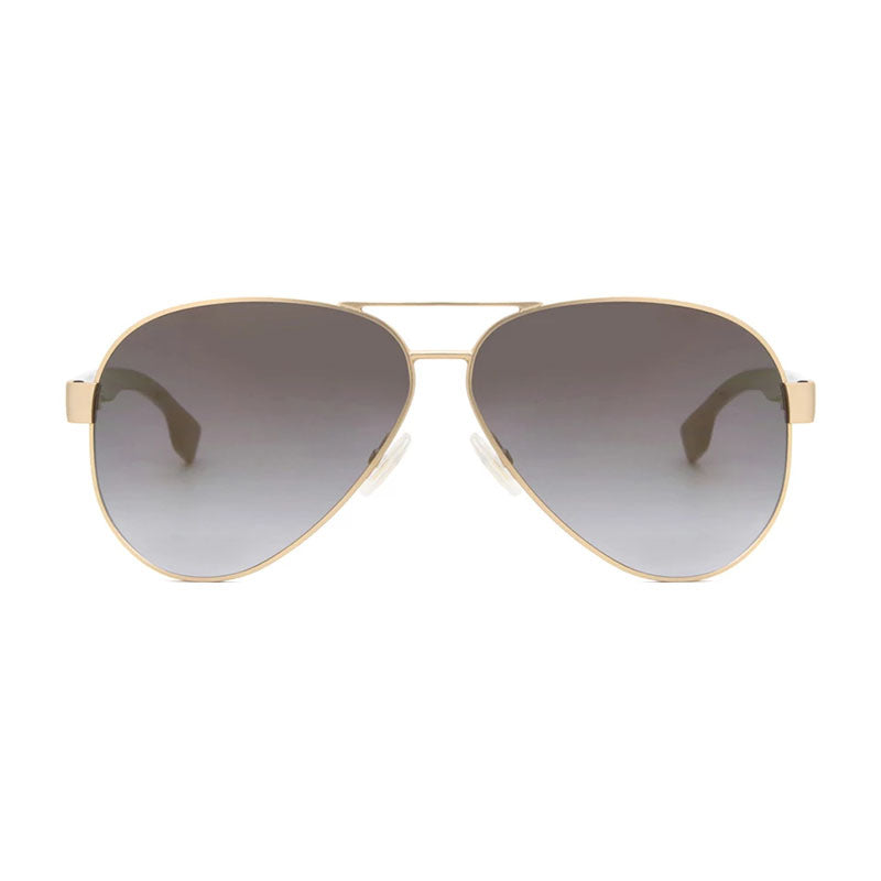 Gafas color gris y dorado