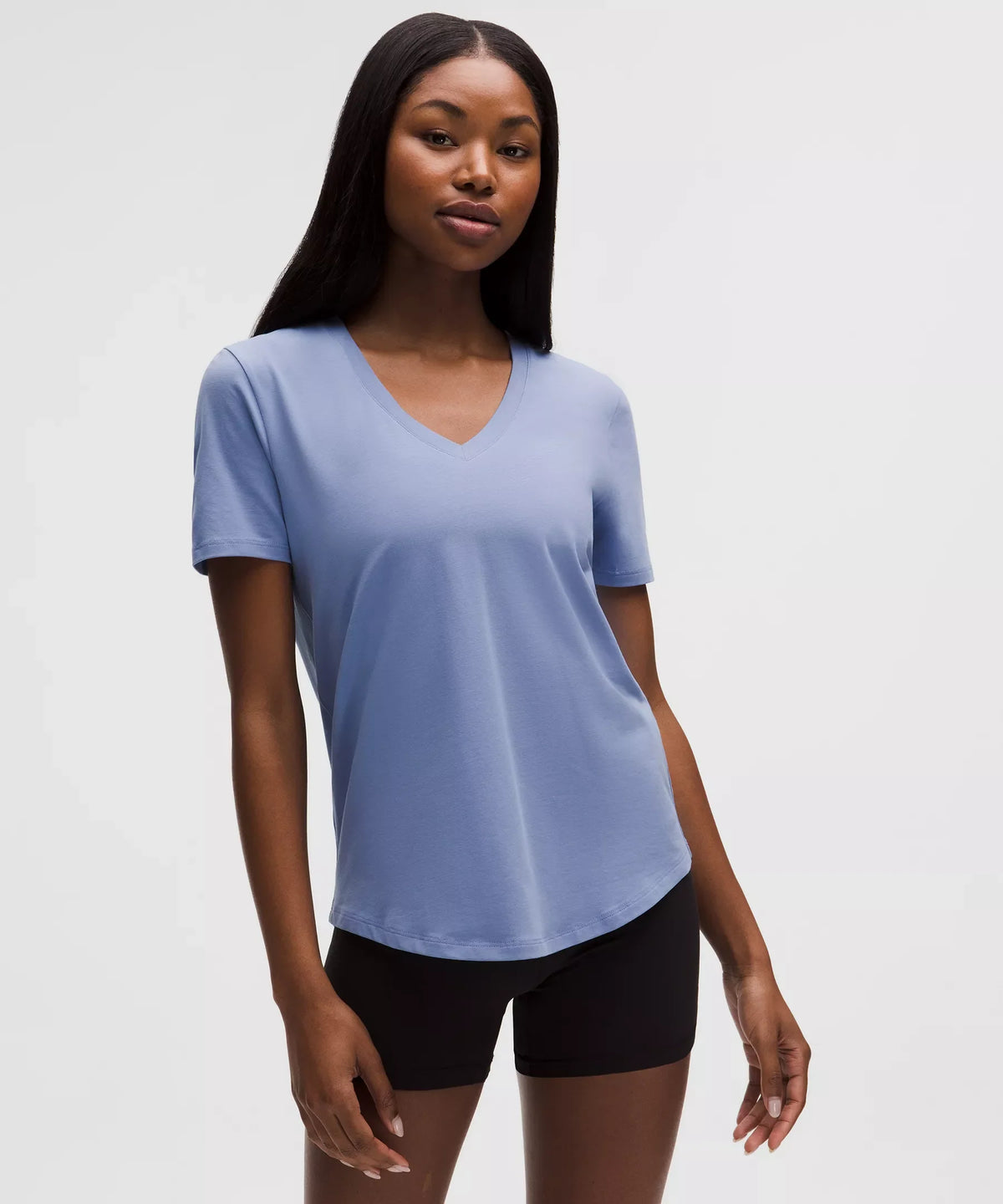 Camiseta con cuello en V