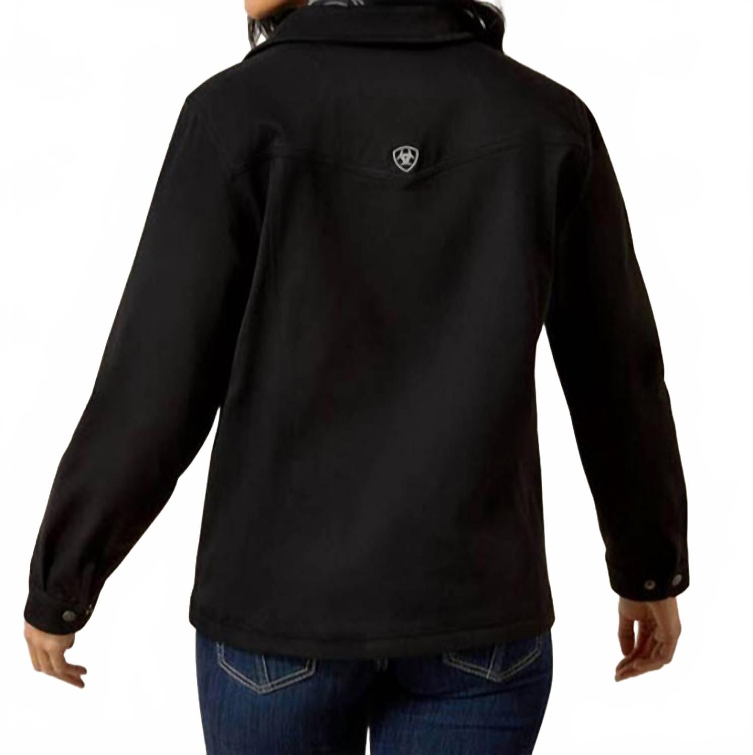 Chaqueta de mujer color negro