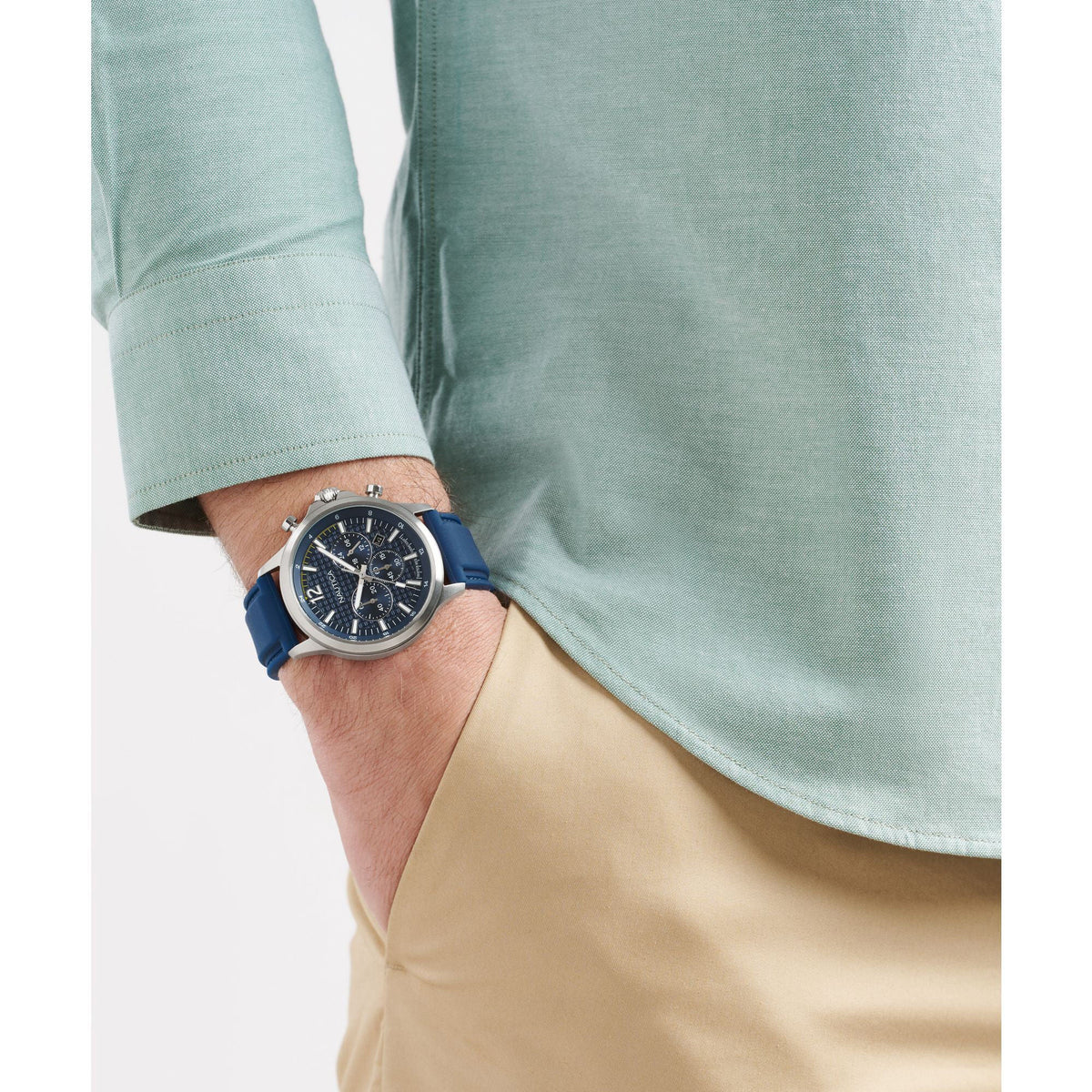 Reloj de hombre color azul