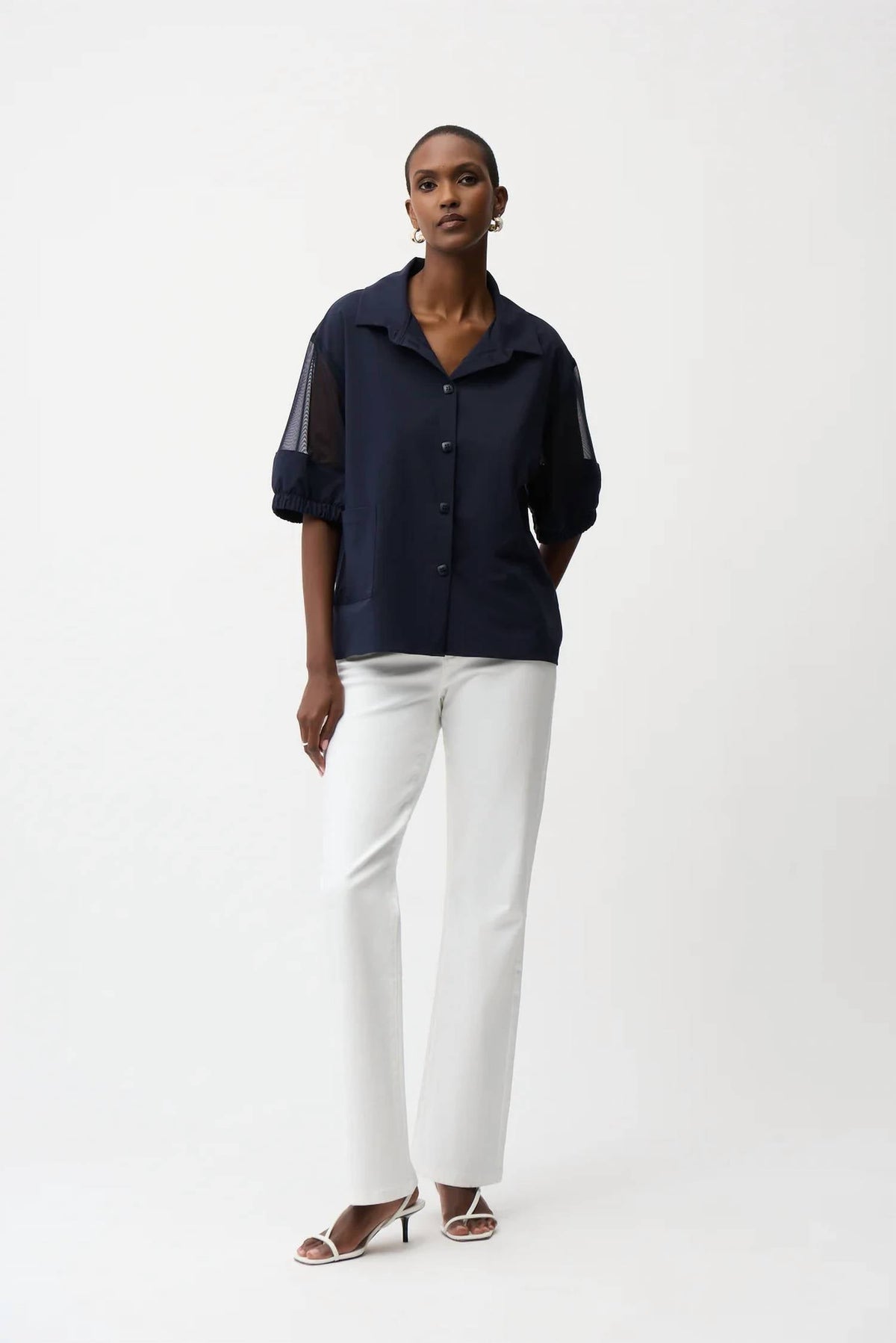 Blusa color azul marino