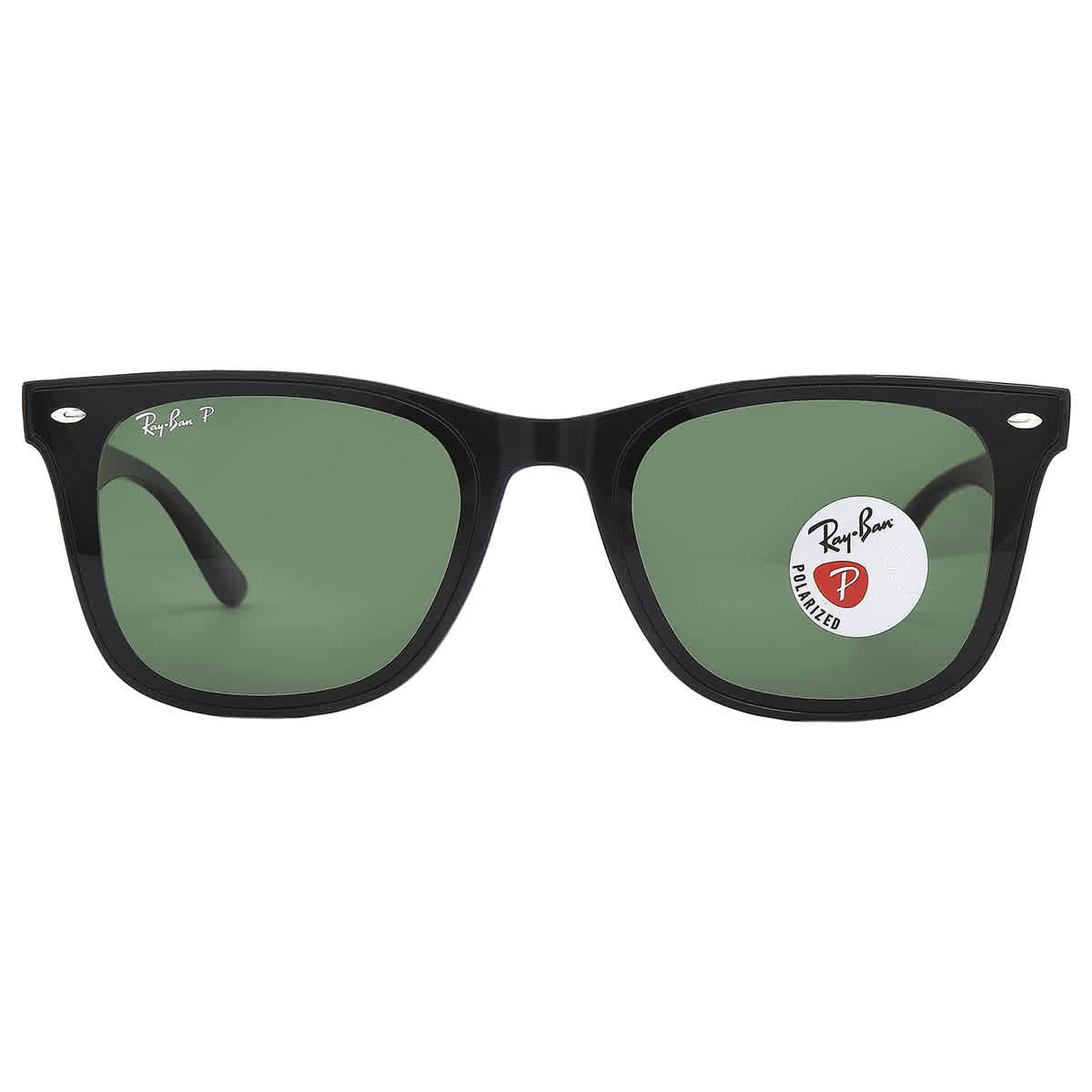 Gafas de sol unisex de montura cuadrada con lentes polarizados color verde