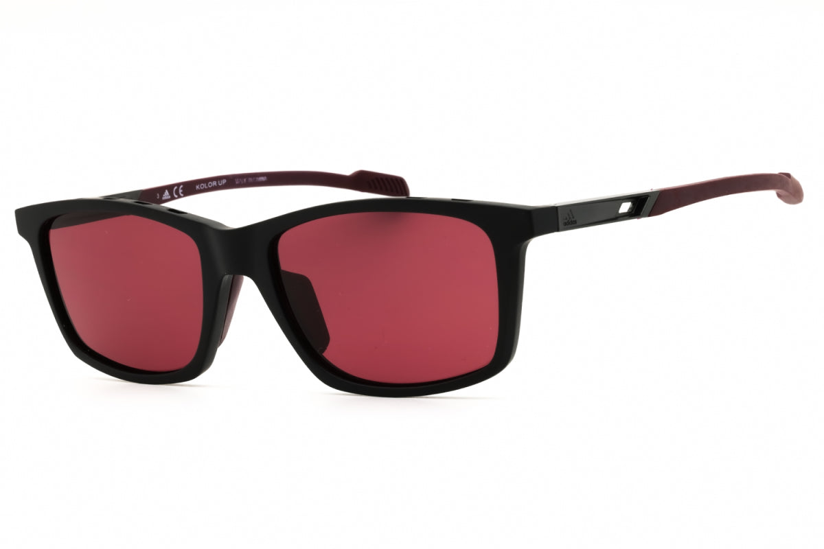 Gafas color negro y vinotinto