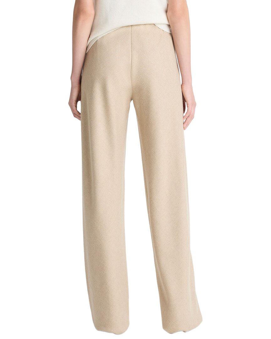 Pantalón de mezcla de lana de tiro alto