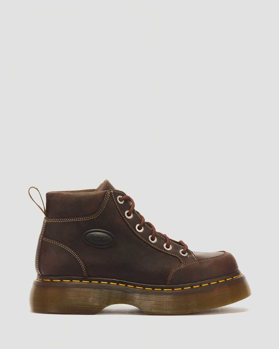 Botas de cuero con cordones