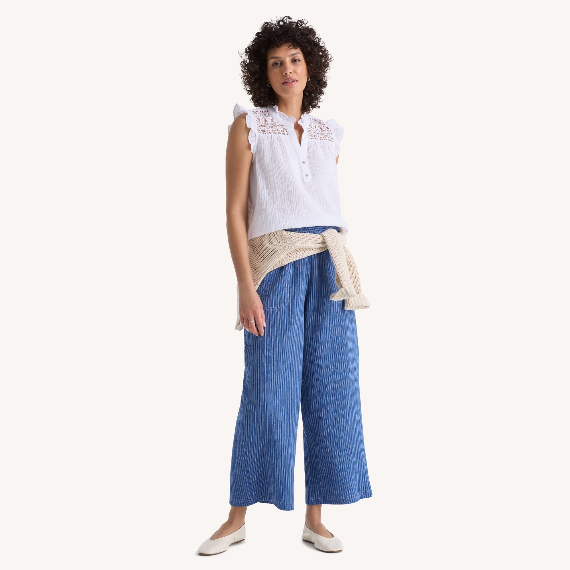 Pantalón de mujer a rayas