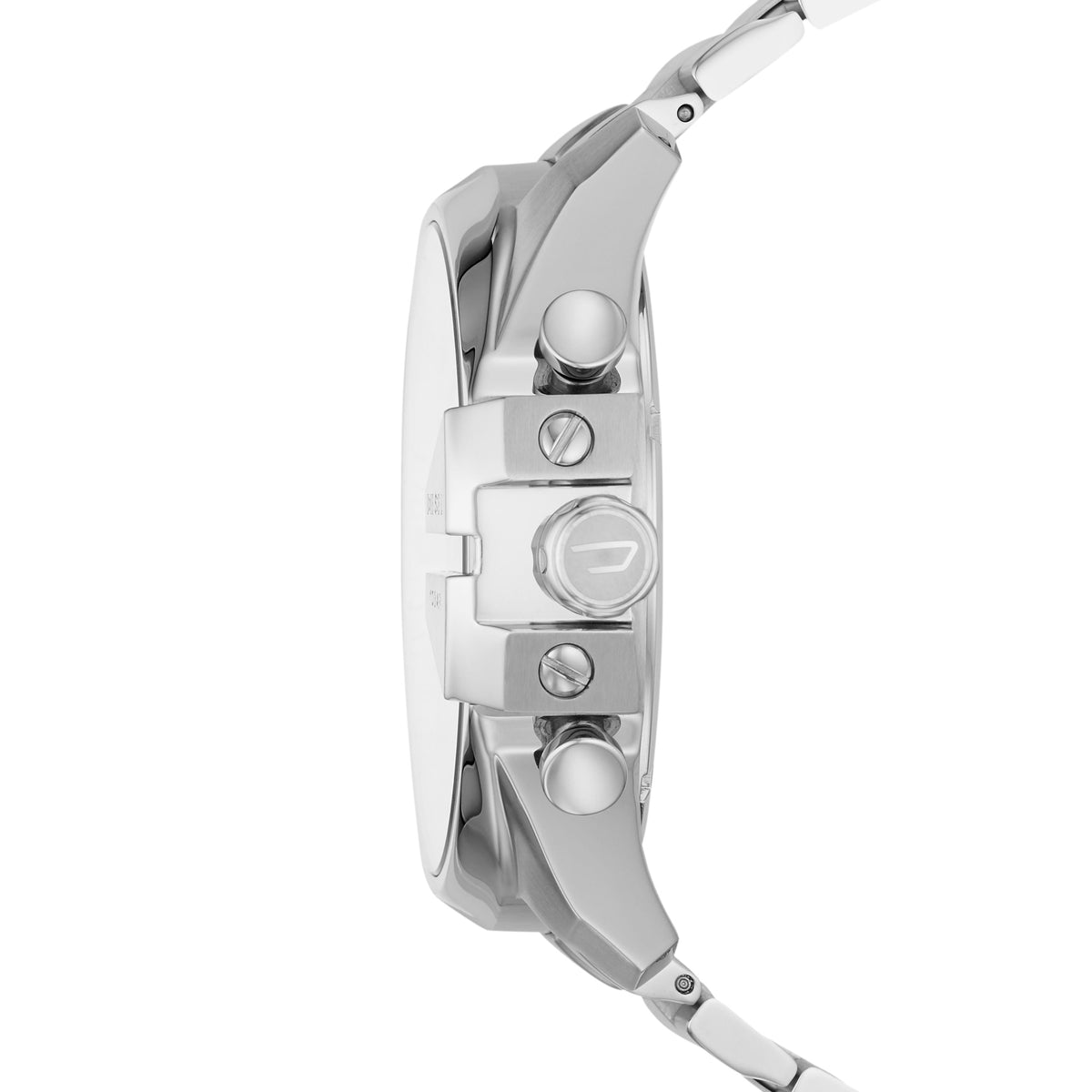 Reloj de hombre de acero inoxidable color plateado