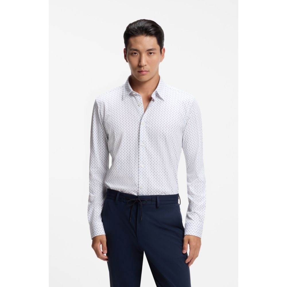 Camisa de corte ajustado con estampado