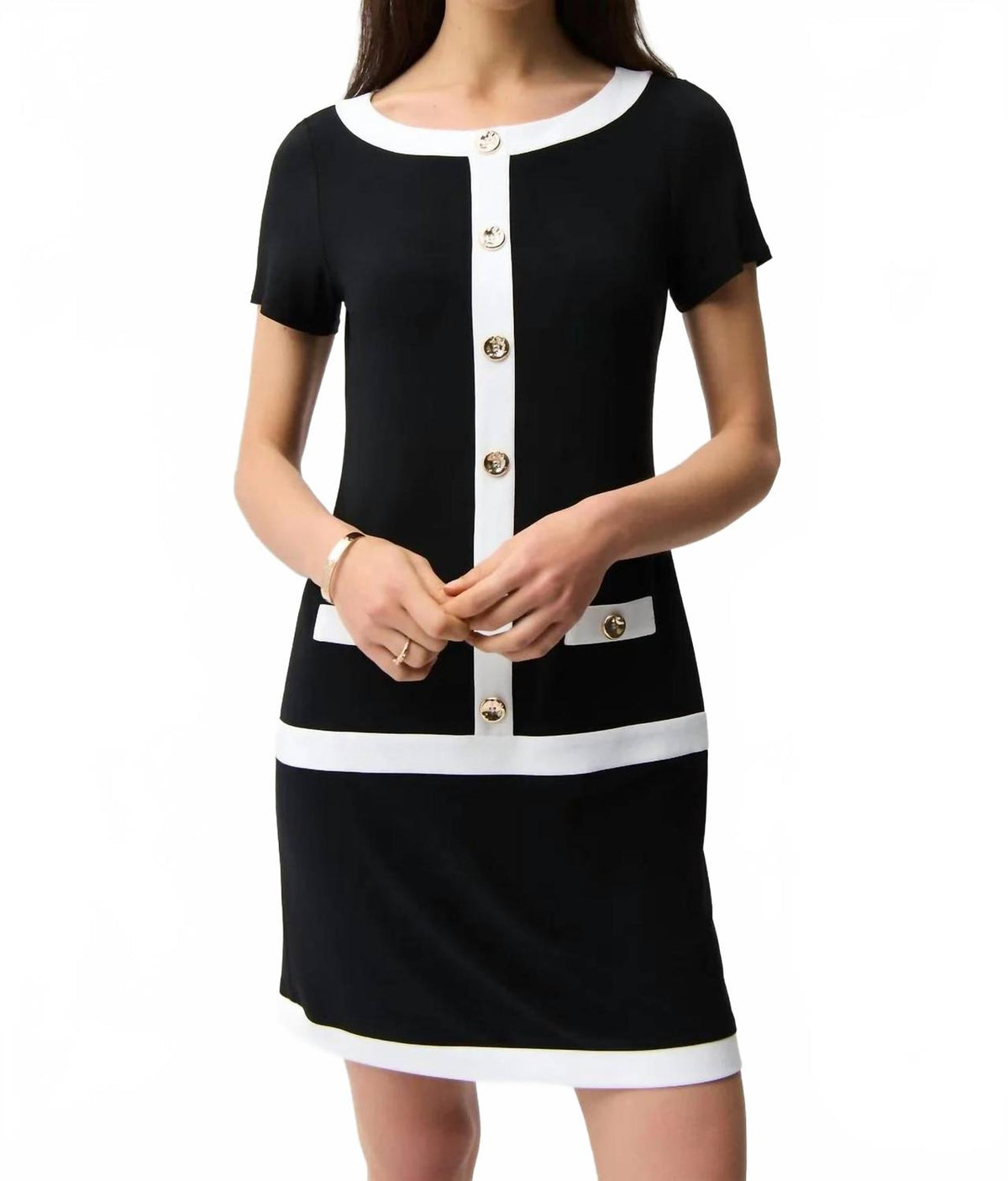 Vestido corto color negro