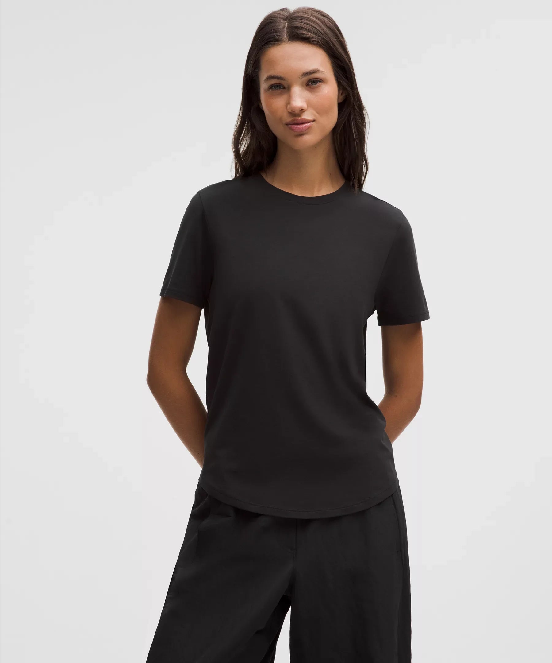 Camiseta con cuello redondo