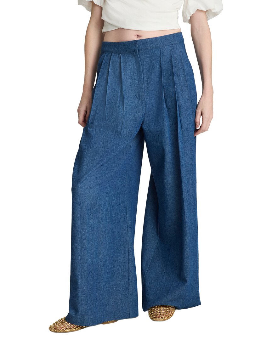 Pantalón de pierna ancha de tiro alto