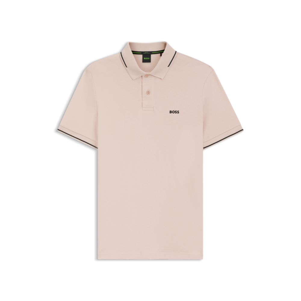 Polo de algodón de corte ajustado