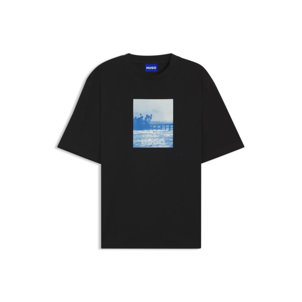 Camiseta de algodón con estampado
