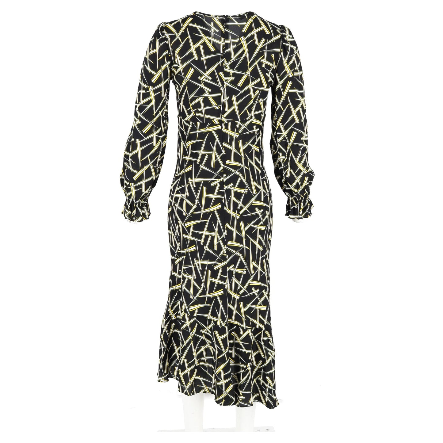 Vestido midi con estampado multicolor