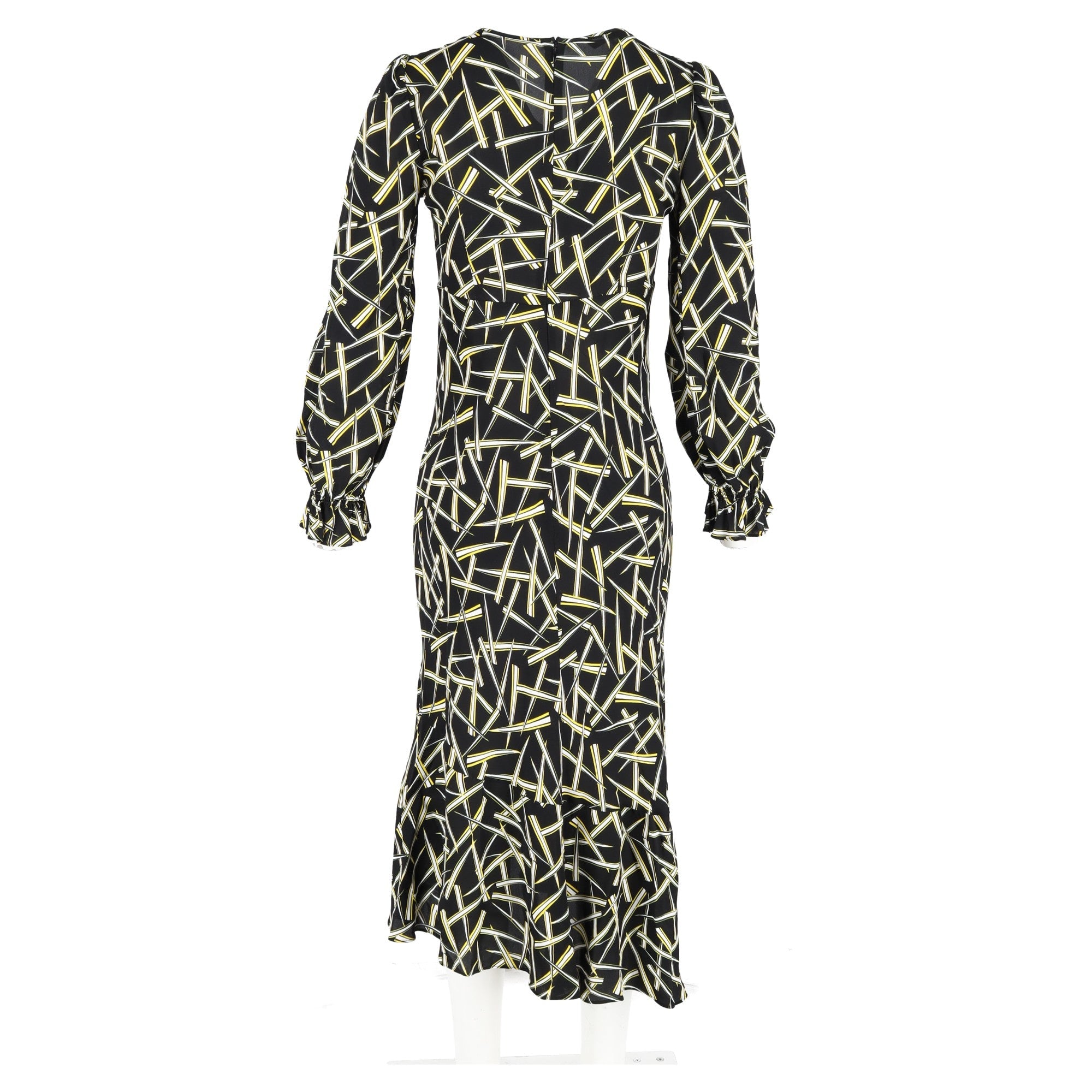 Vestido midi con estampado multicolor