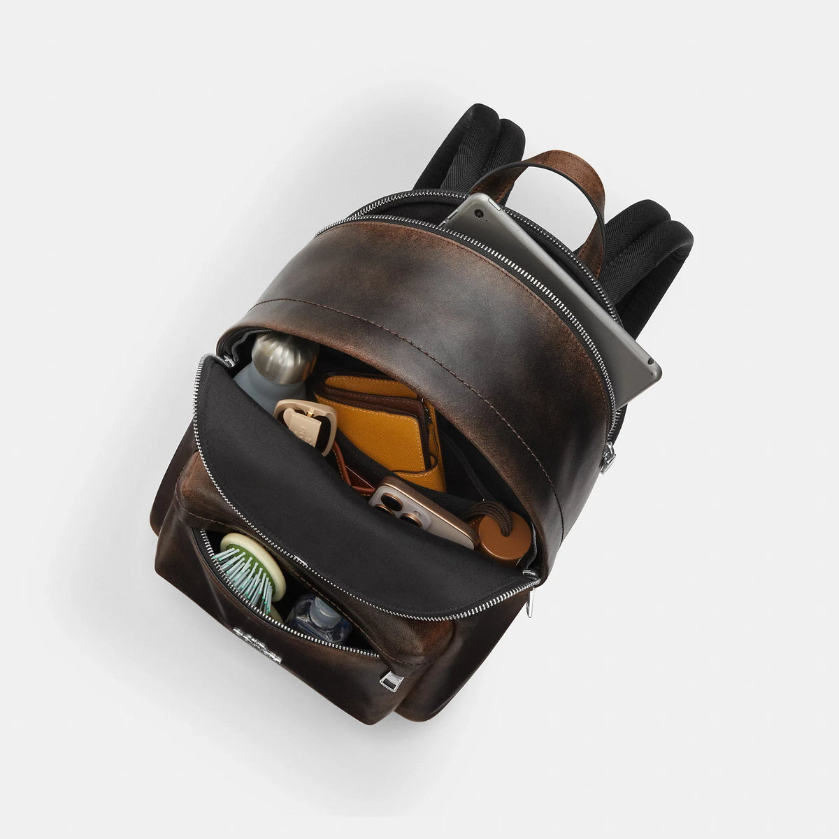 Morral de cuero