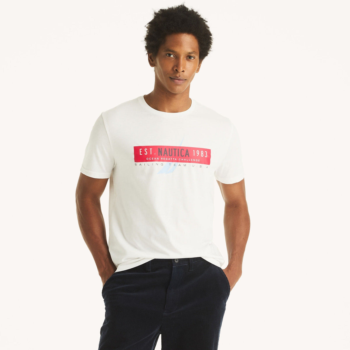 Camiseta de hombre (2 unidades) con estampado