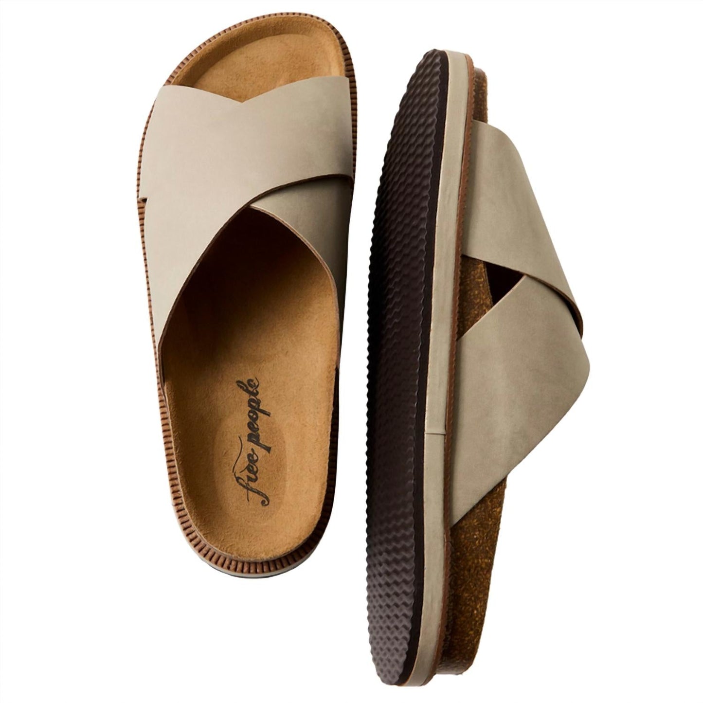 Sandalias de mujer color gris