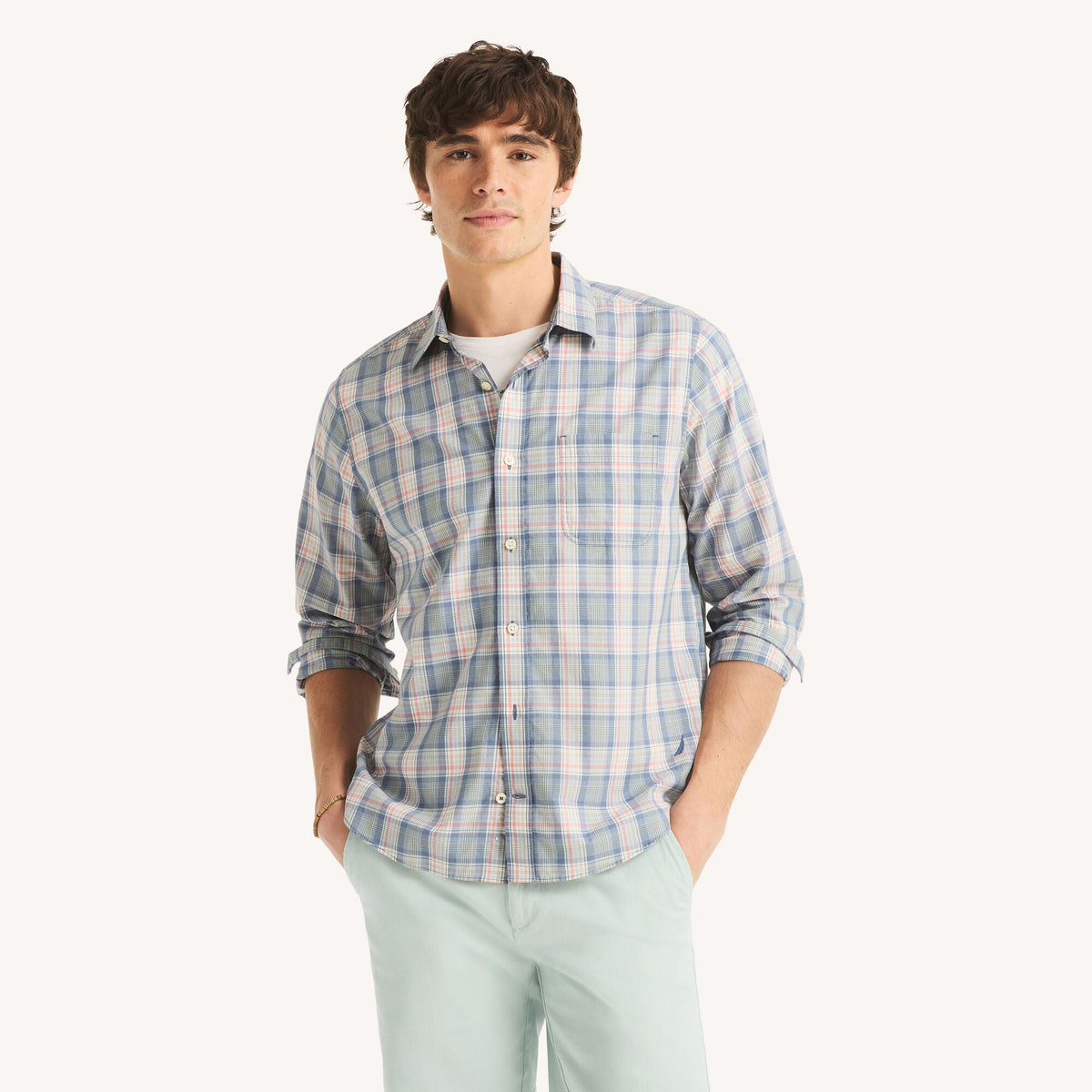 Camisa de hombre a cuadros