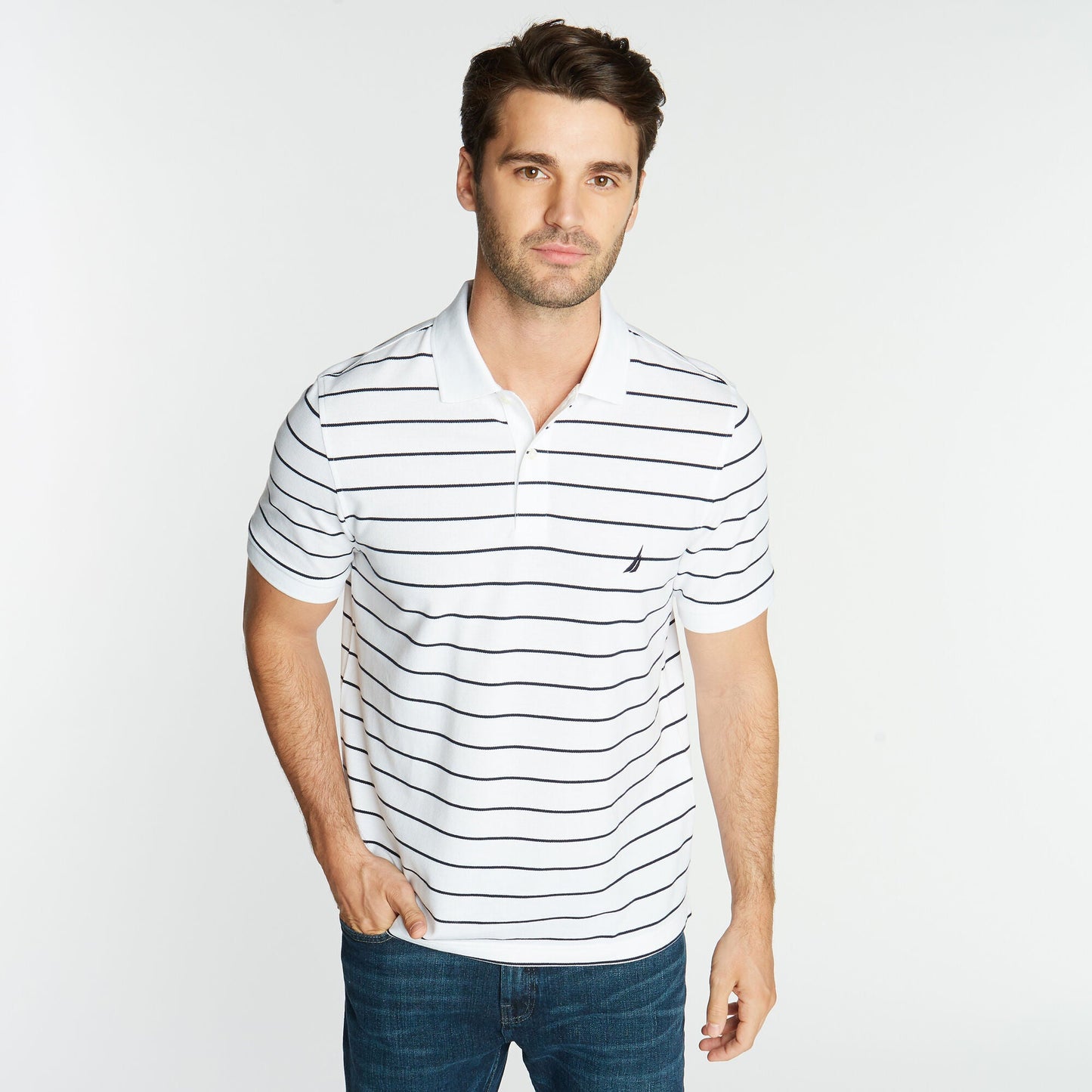 Polo de hombre a rayas