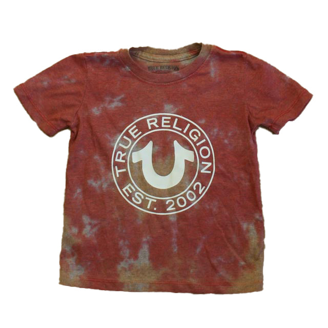 Camiseta para niño de manga larga color rojo