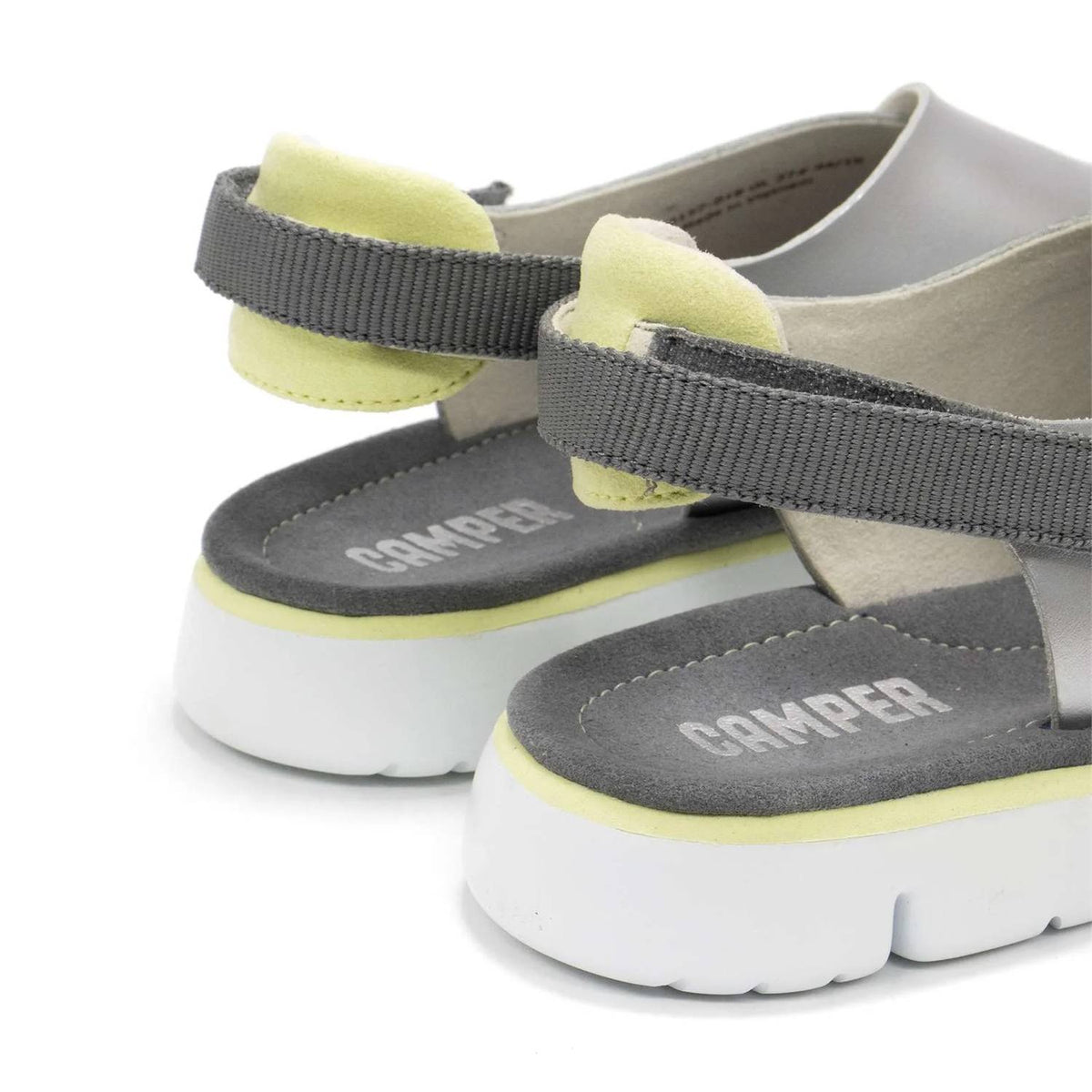 Sandalias de mujer color plateado