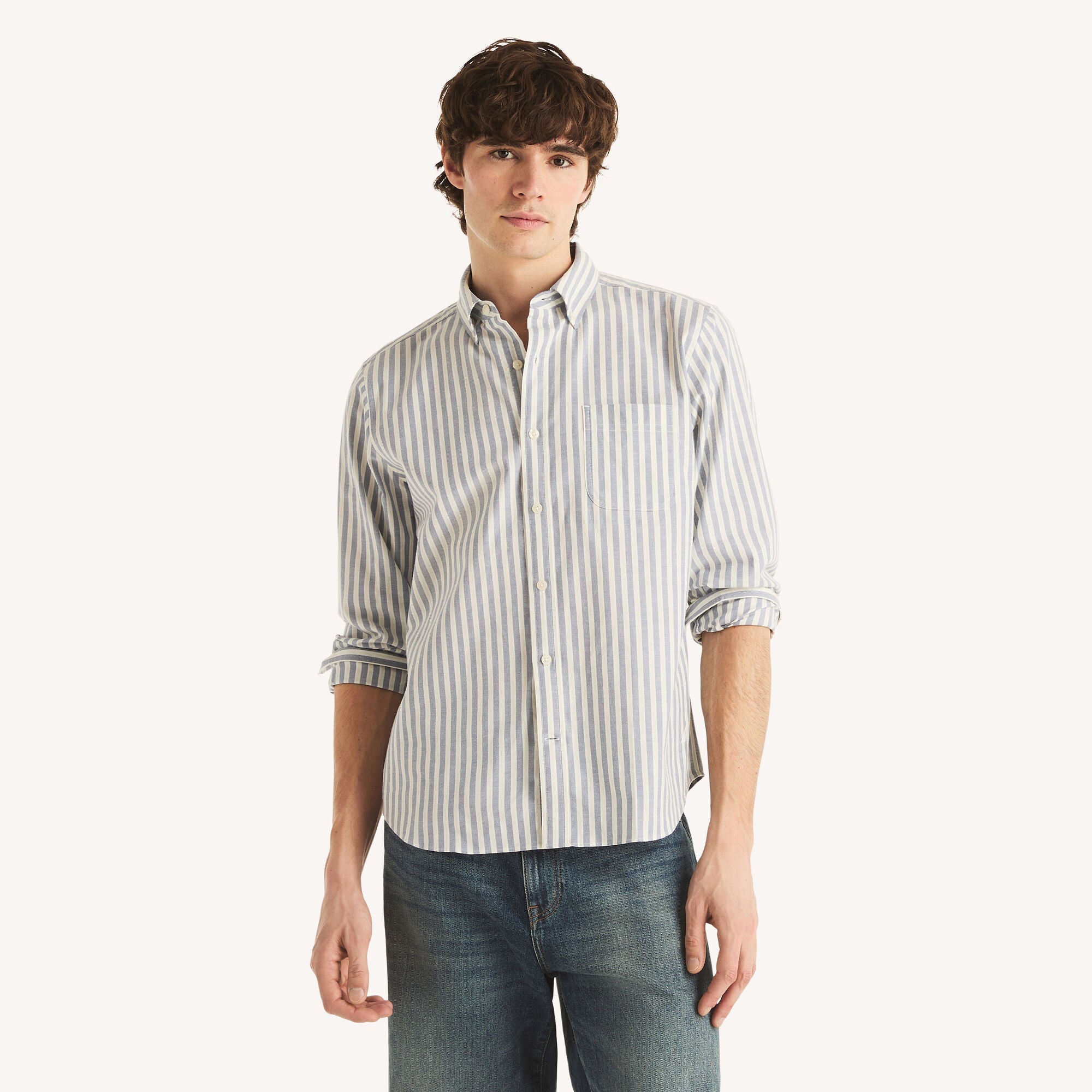 Camisa de hombre a rayas