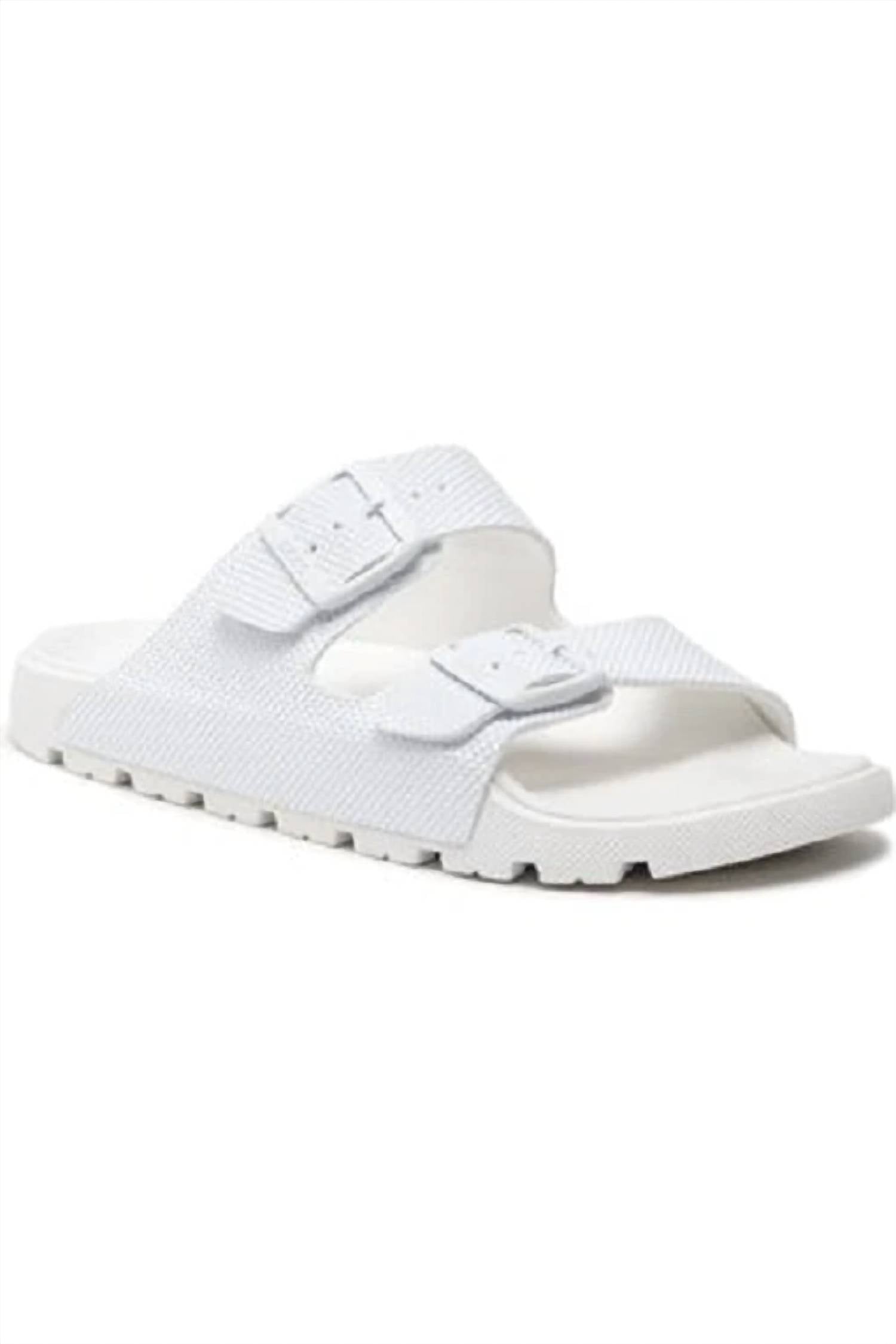 Sandalias de hombre color blanco
