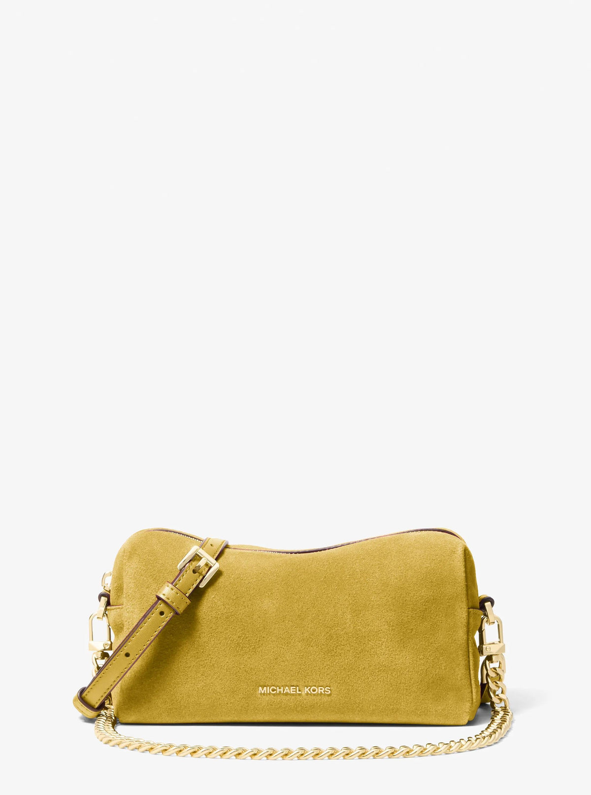 Bolso cruzado de gamuza