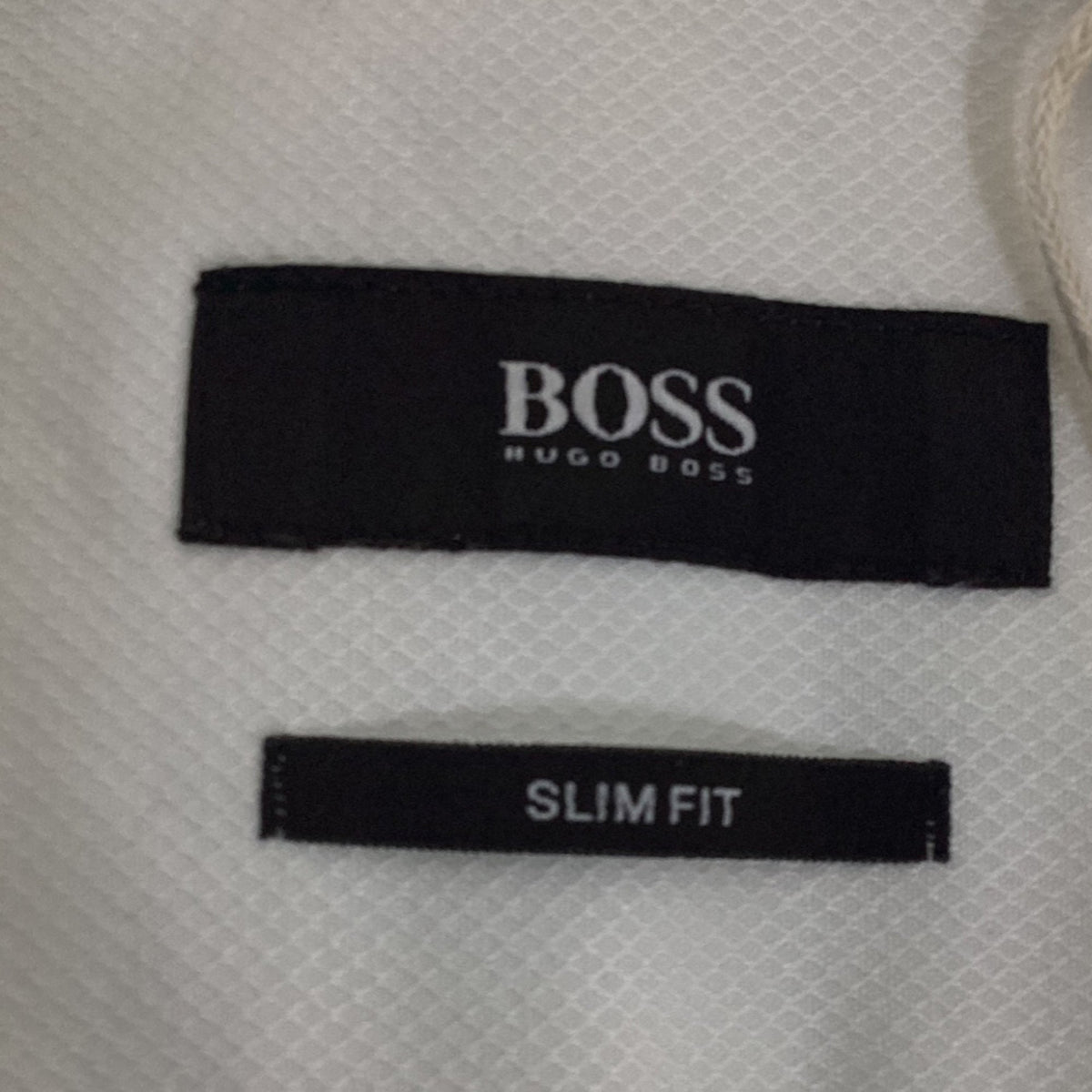 Camisa de algodón de corte ajustado color blanco