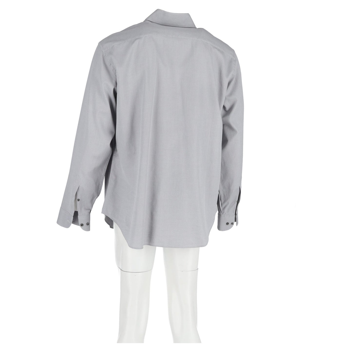 Camisa de algodón color gris